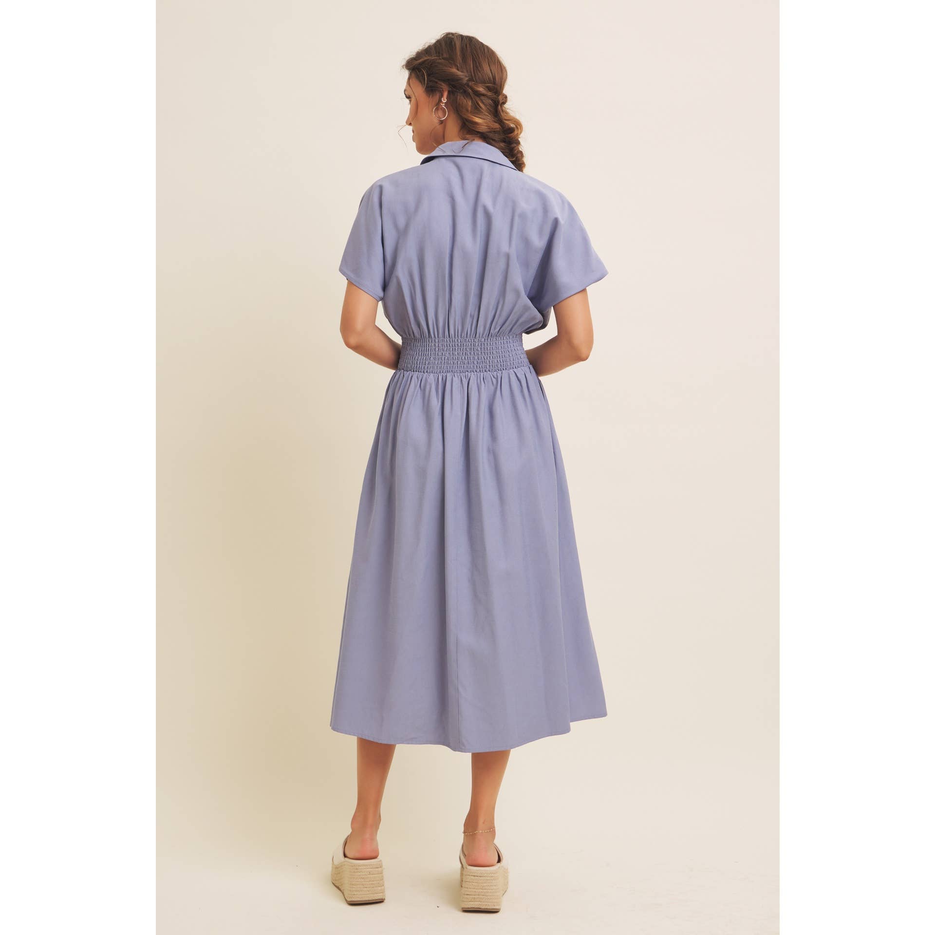 Peyton Pleated Midi Dress