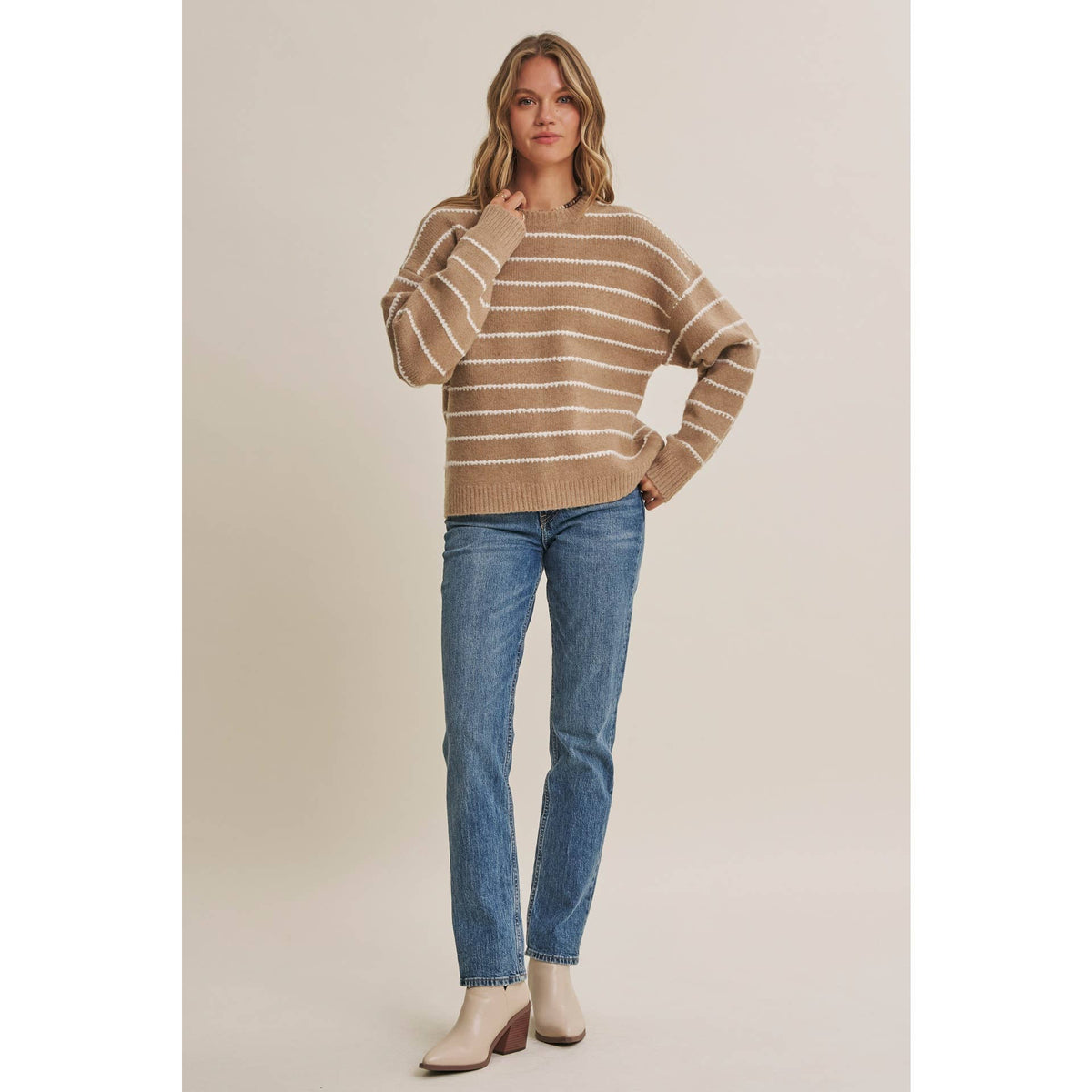 Blythe Contrast Stripe Sweater