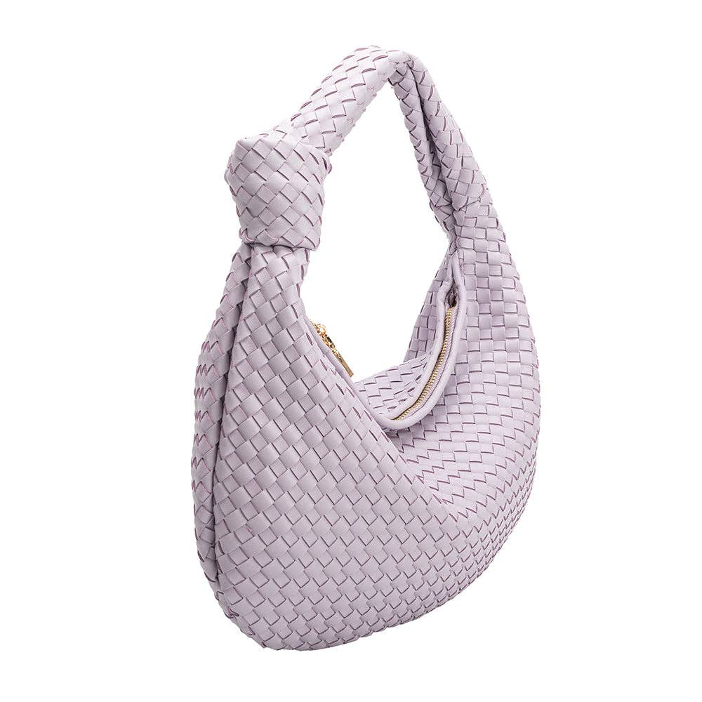 Brigitte Lilac Recycled Vegan Shoulder Bag