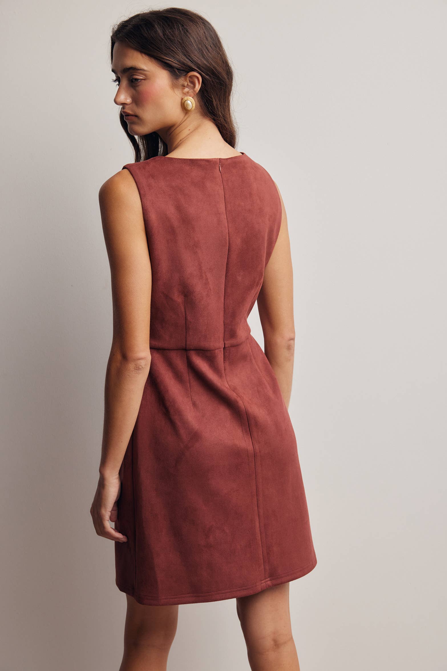 Sadie Suede Mini Dress