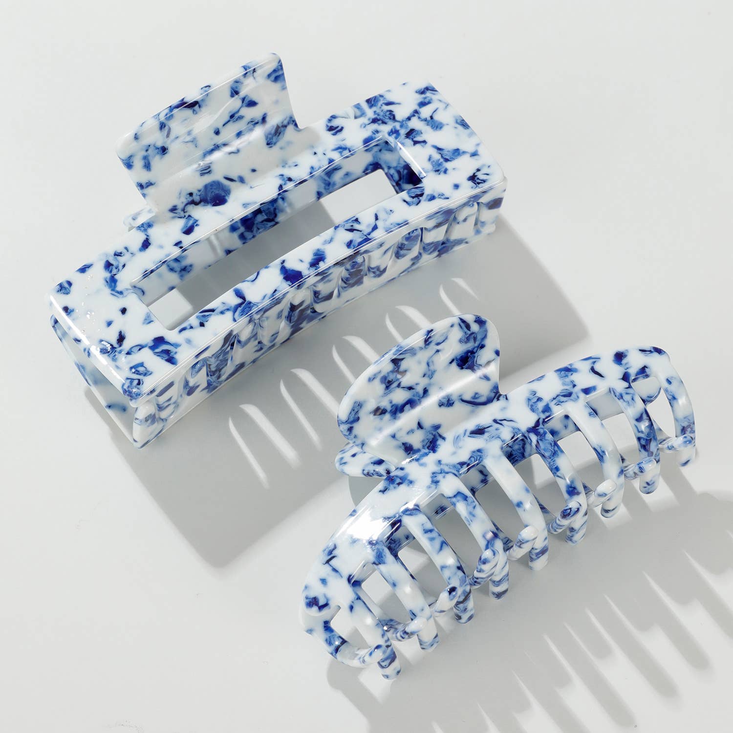 Coastal Blue Large - Assorted Claw Clips