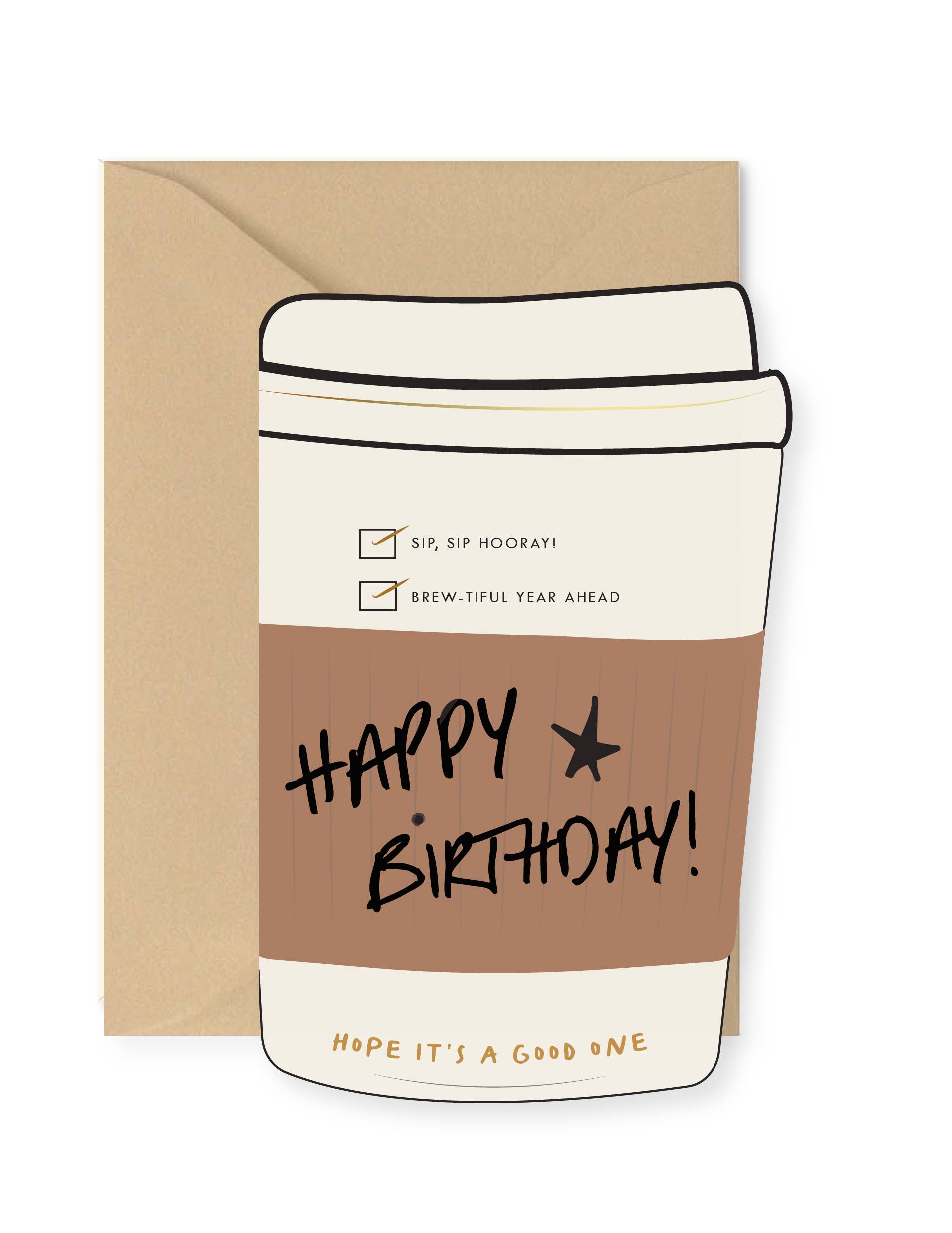 Birthday Coffee Cup Greeting Card