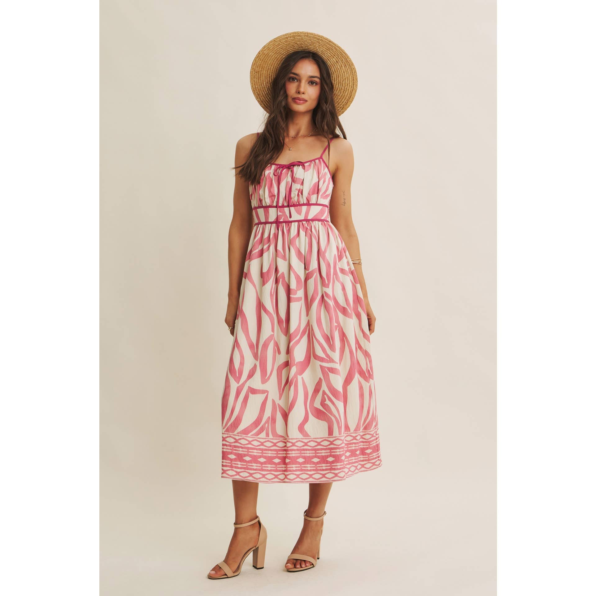 Winona Ikat Midi Dress