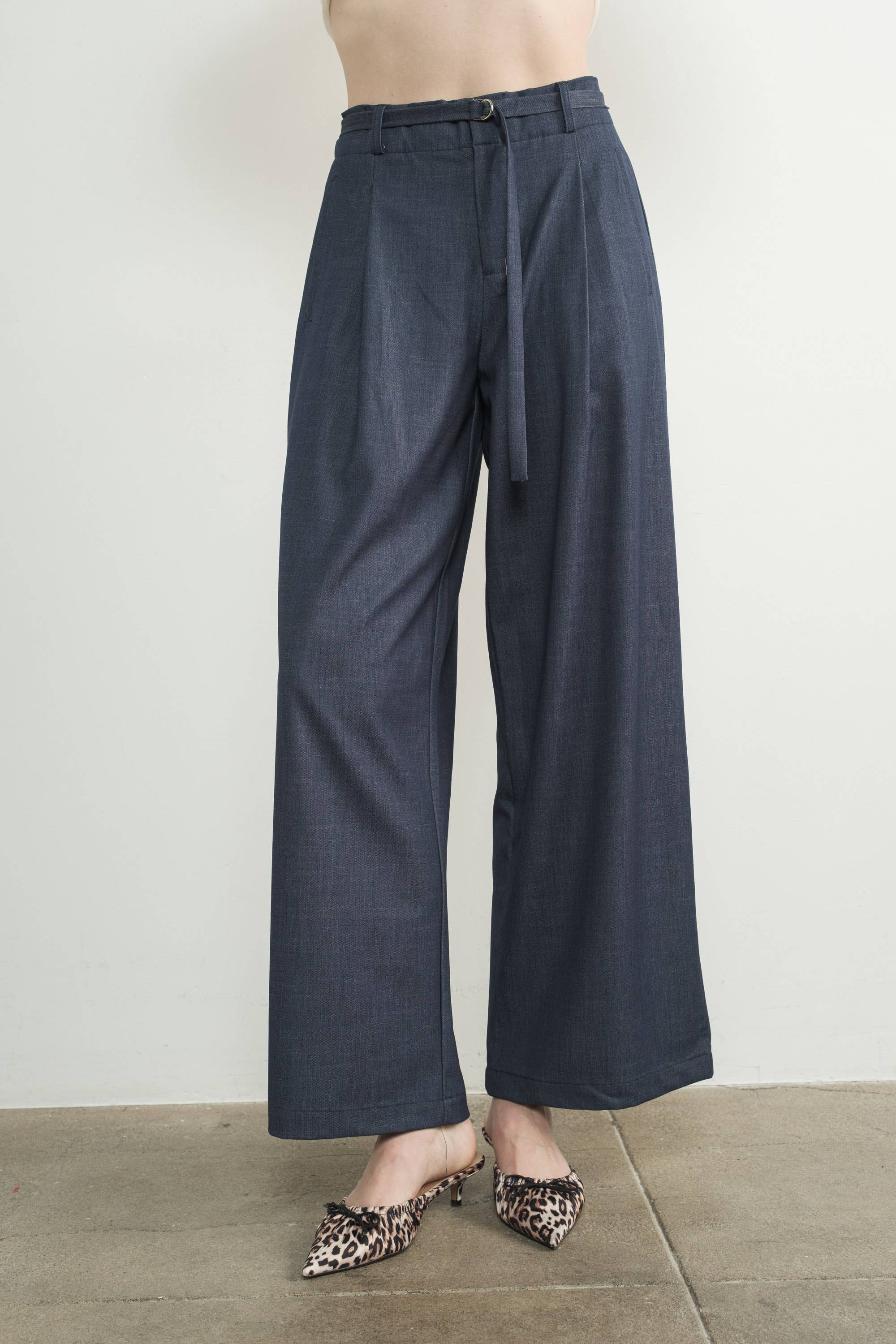 Sloan Wide Leg Denim Trouser