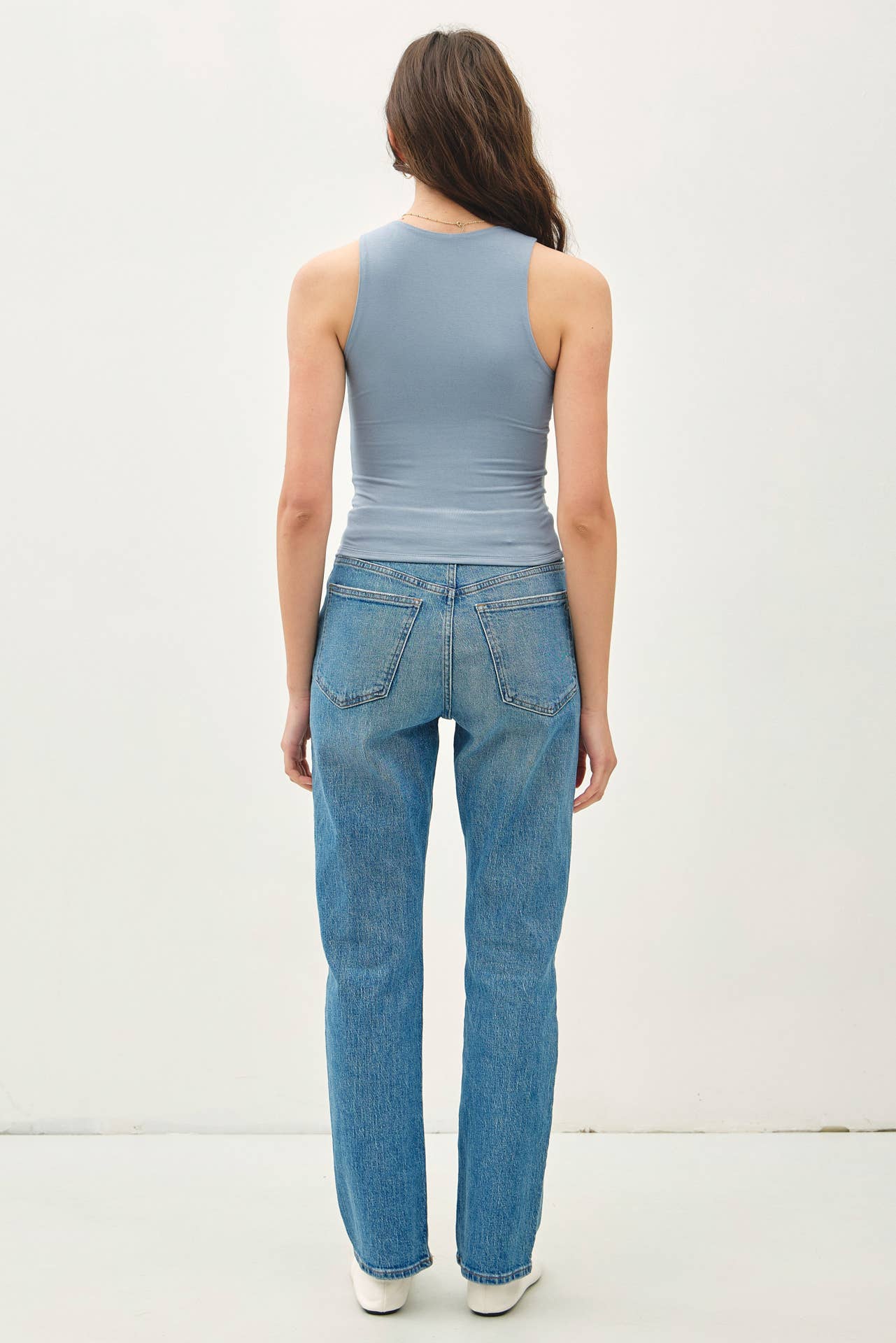 Kinsley Double Lined Round Neck Tank
