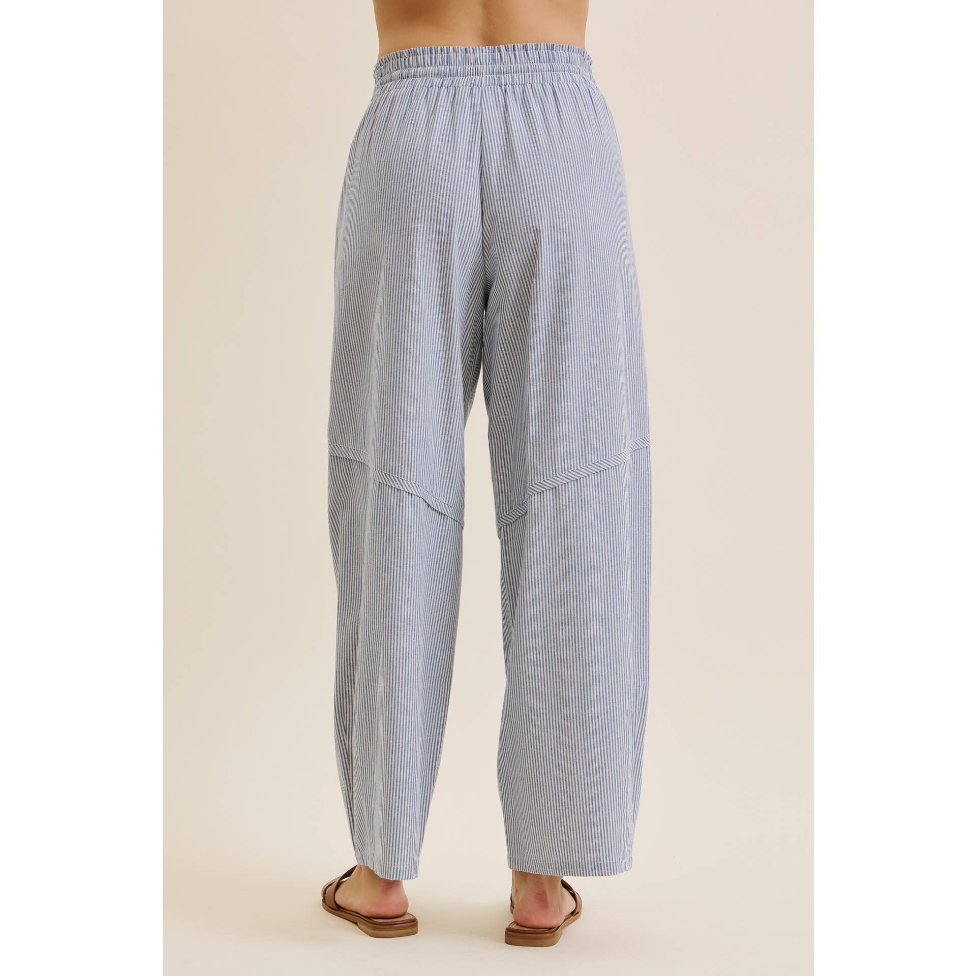 Maya Striped Barrel Pants