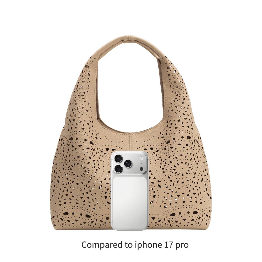 Farrow Nude Small Vegan Leather Tote Bag