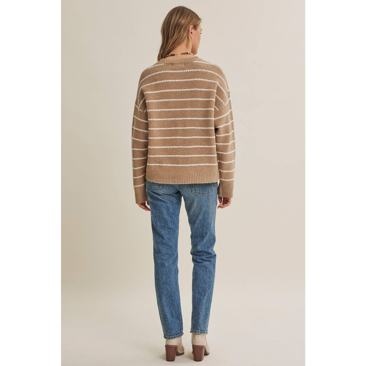 Blythe Contrast Stripe Sweater