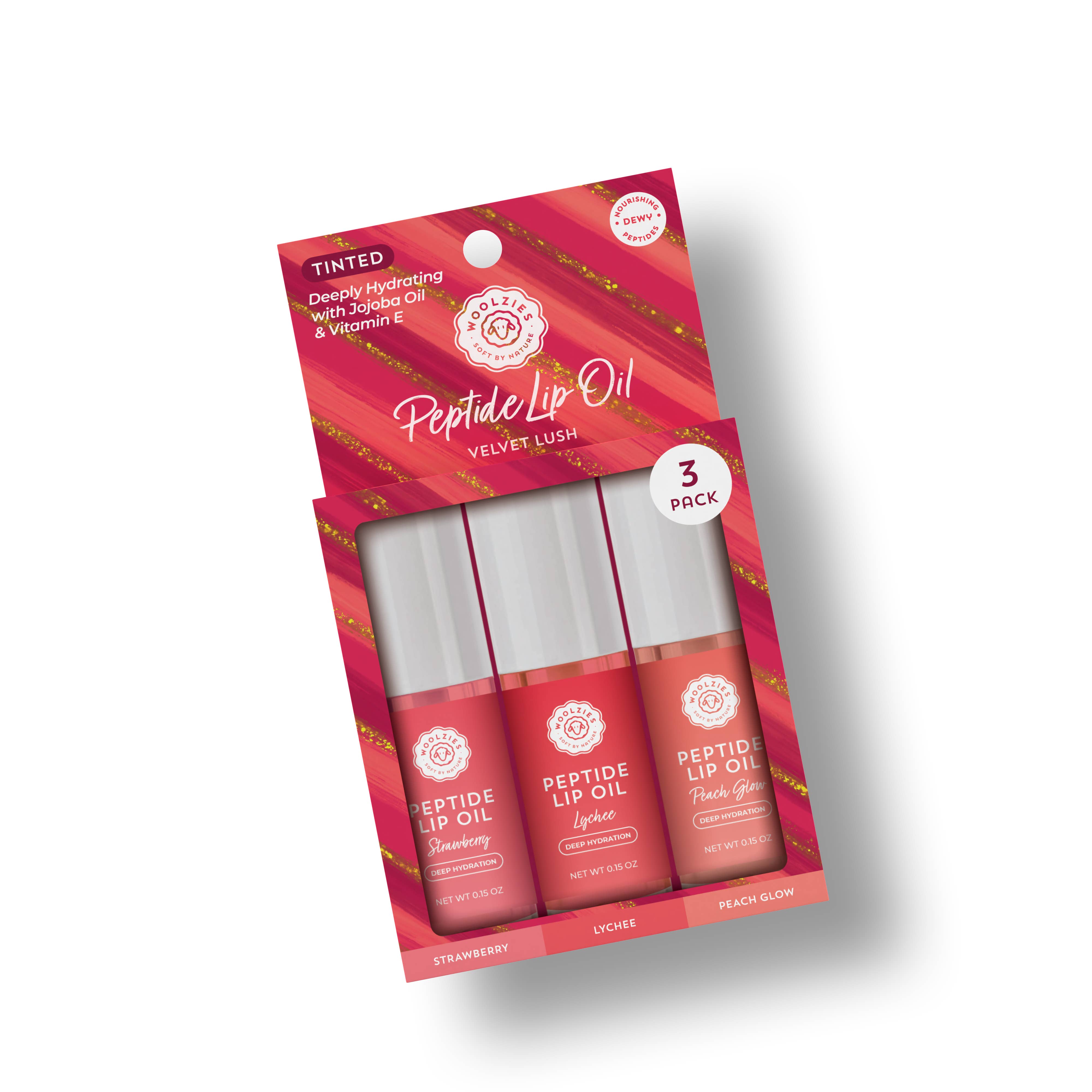 Peptide Lip Oil Trio – Velvet Lush