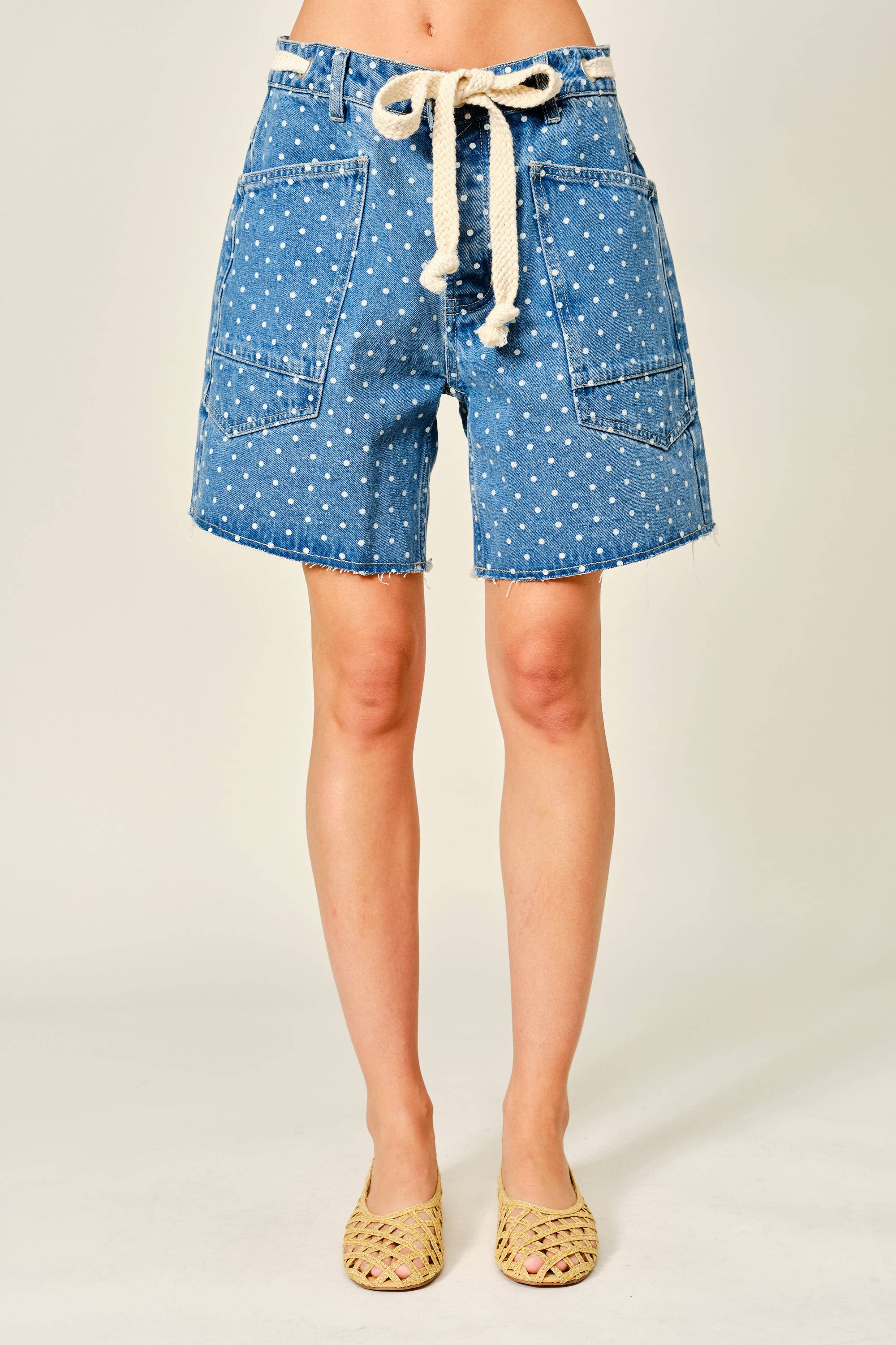 Cassidy Polka Dot Barrel Shorts