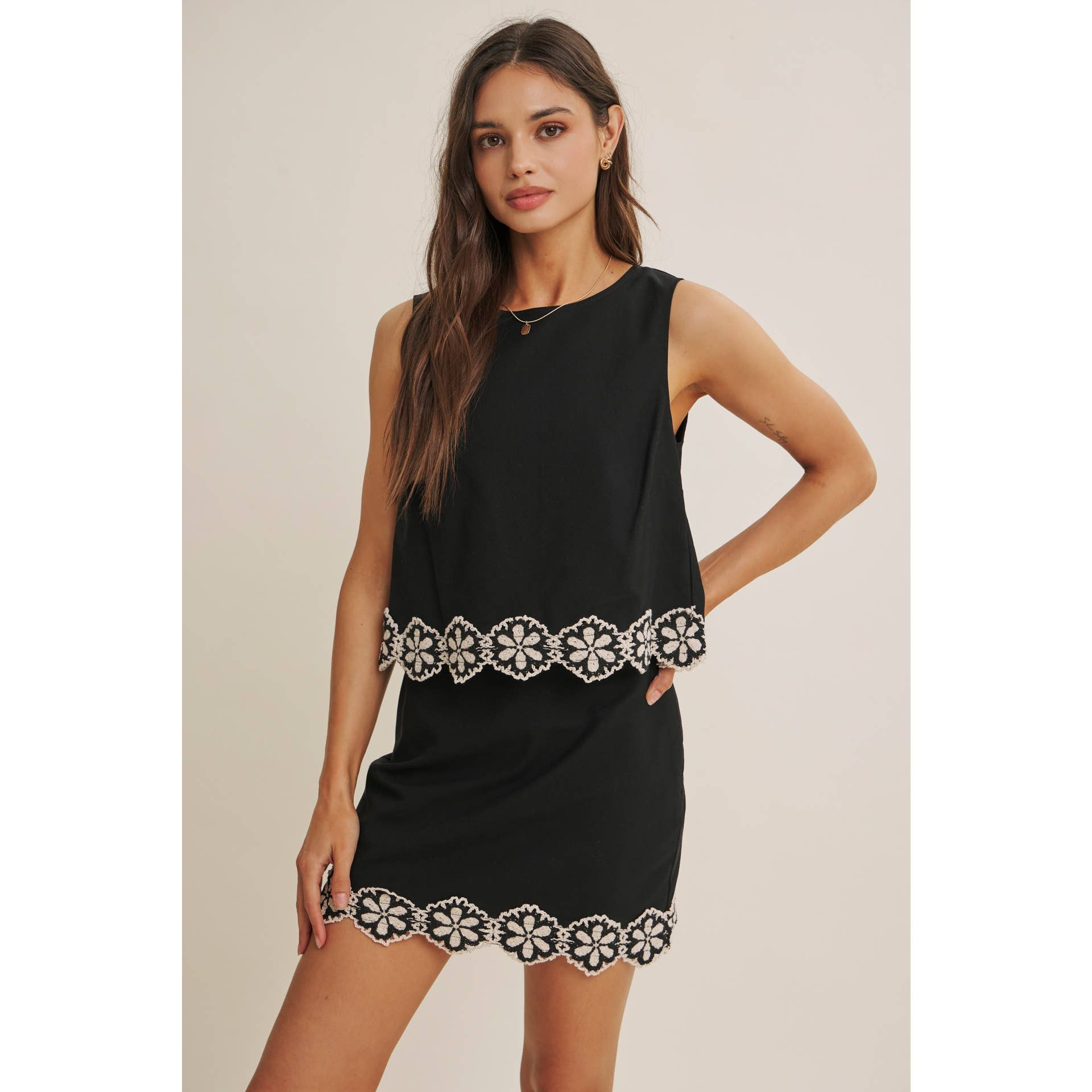 Zinnia Crochet Lace Tank