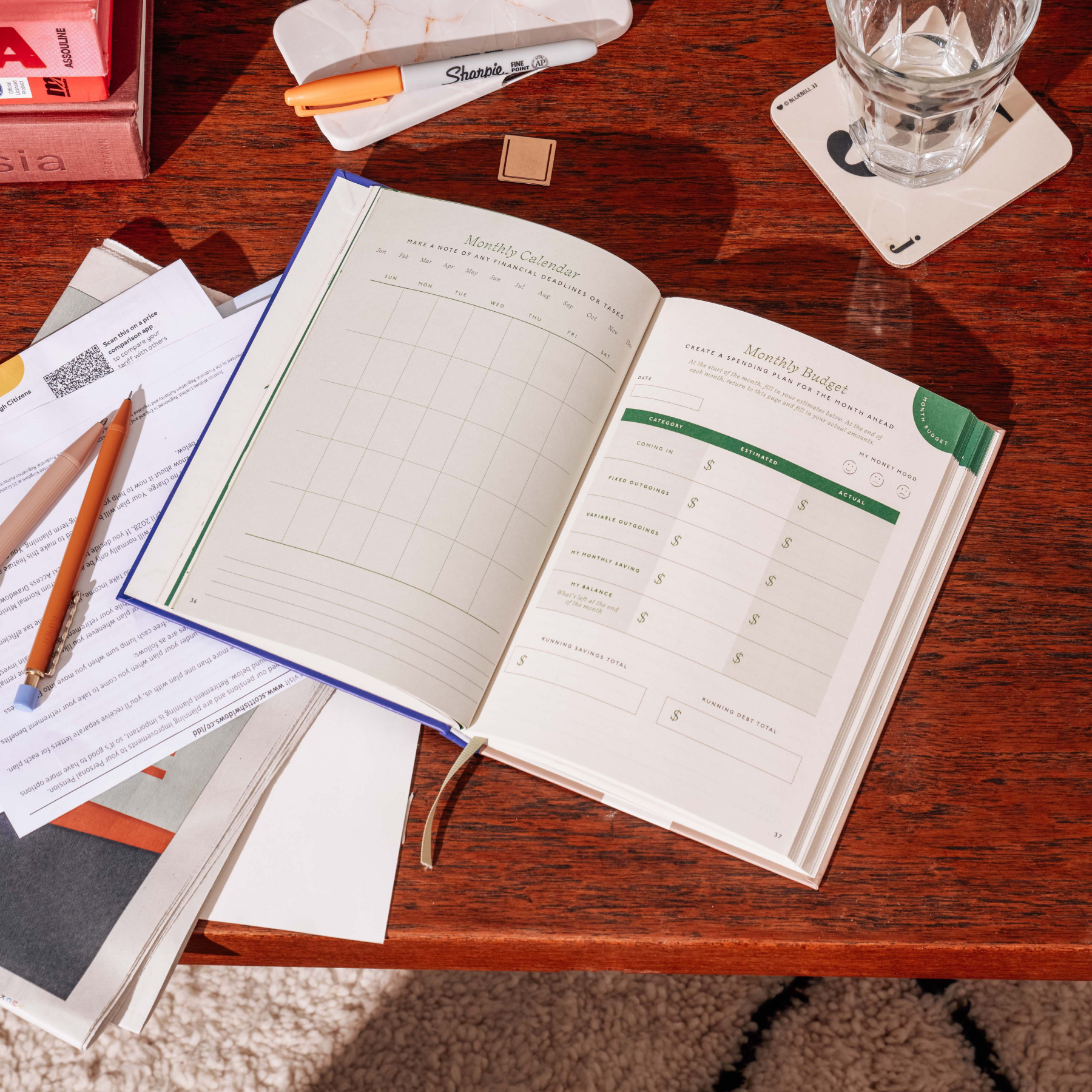 Guided Finance Planner, A5 Hardcover - Wonder