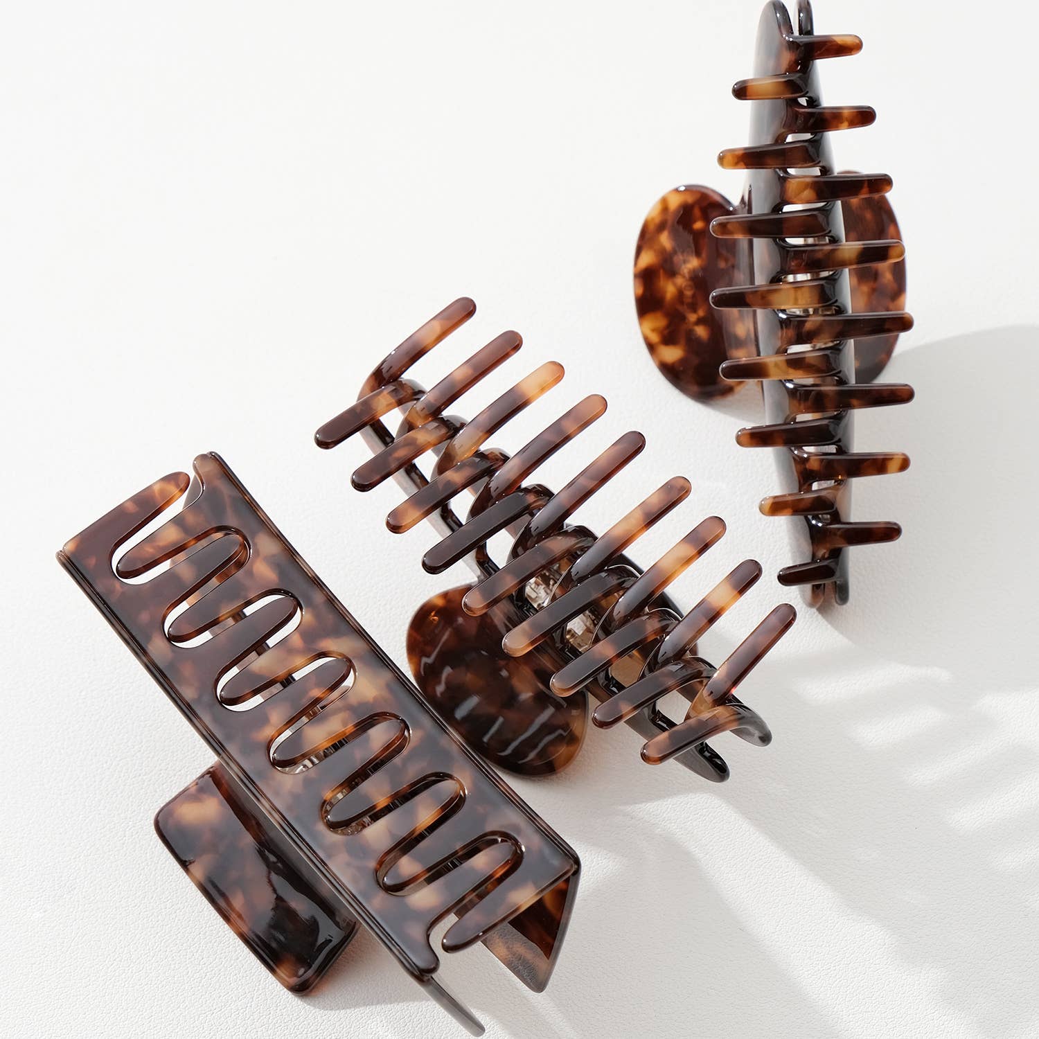 Deep Tortoise Large Claw Clips