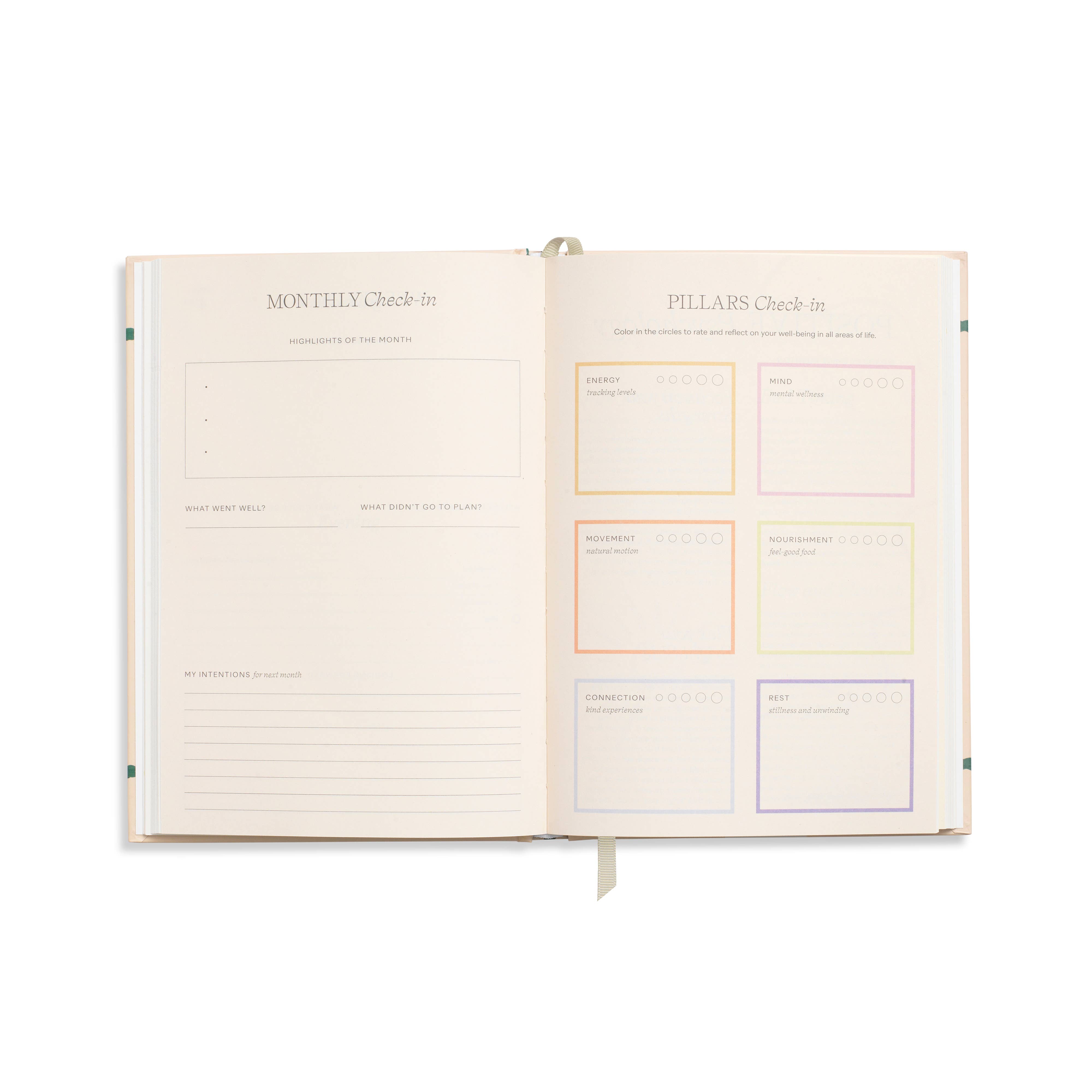 Guided Wellness Journal, A5 Hardcover - Warmth