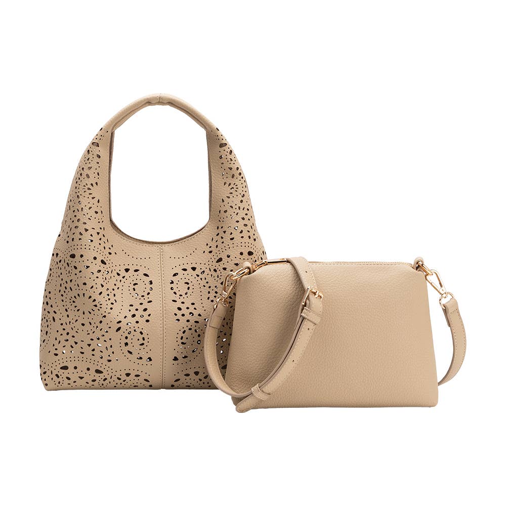 Farrow Nude Small Vegan Leather Tote Bag