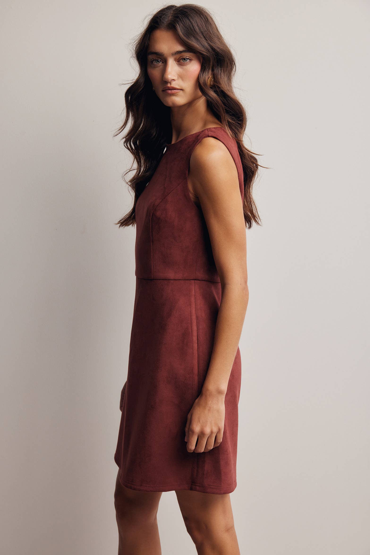 Sadie Suede Mini Dress
