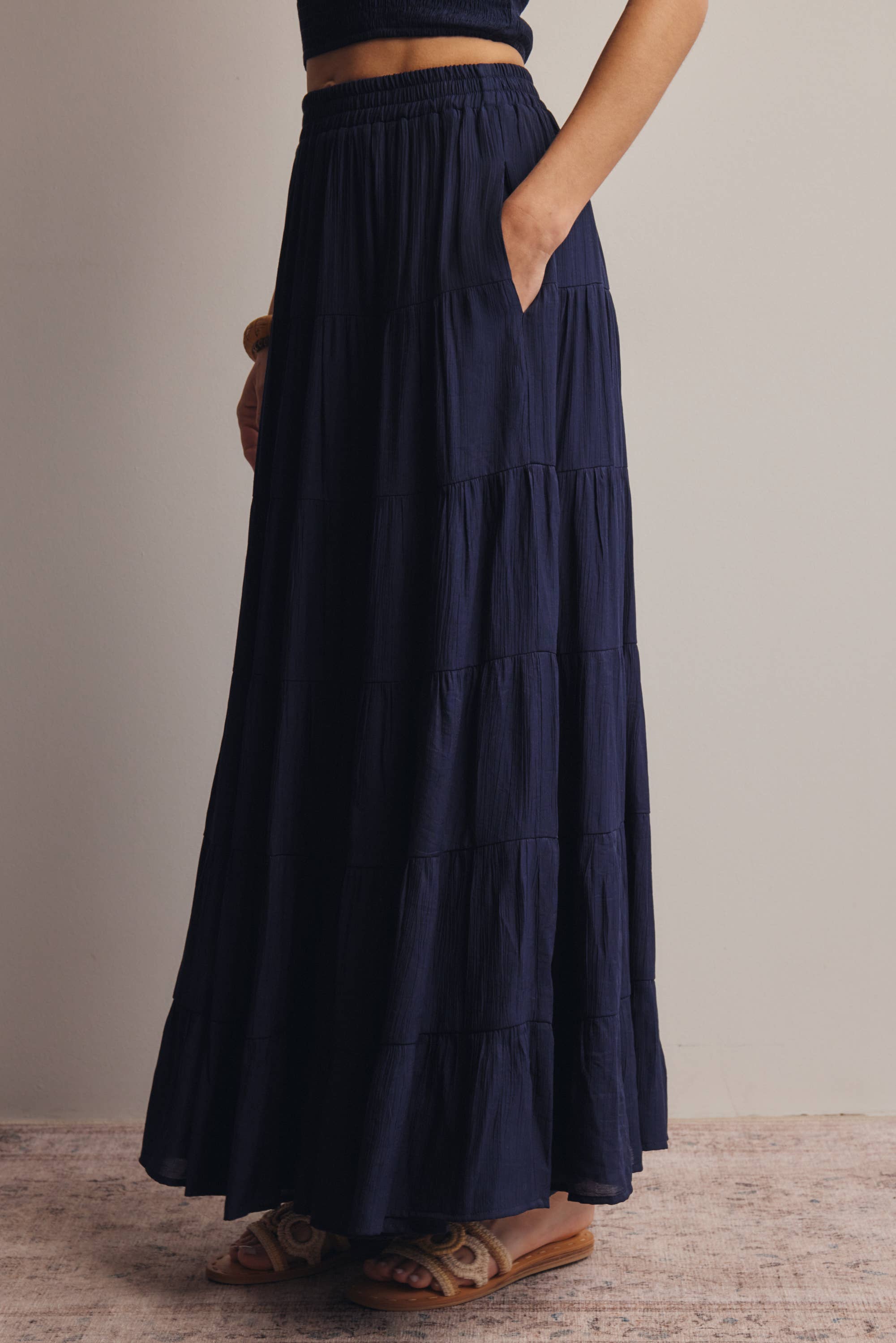 Vera Tiered Maxi Skirt