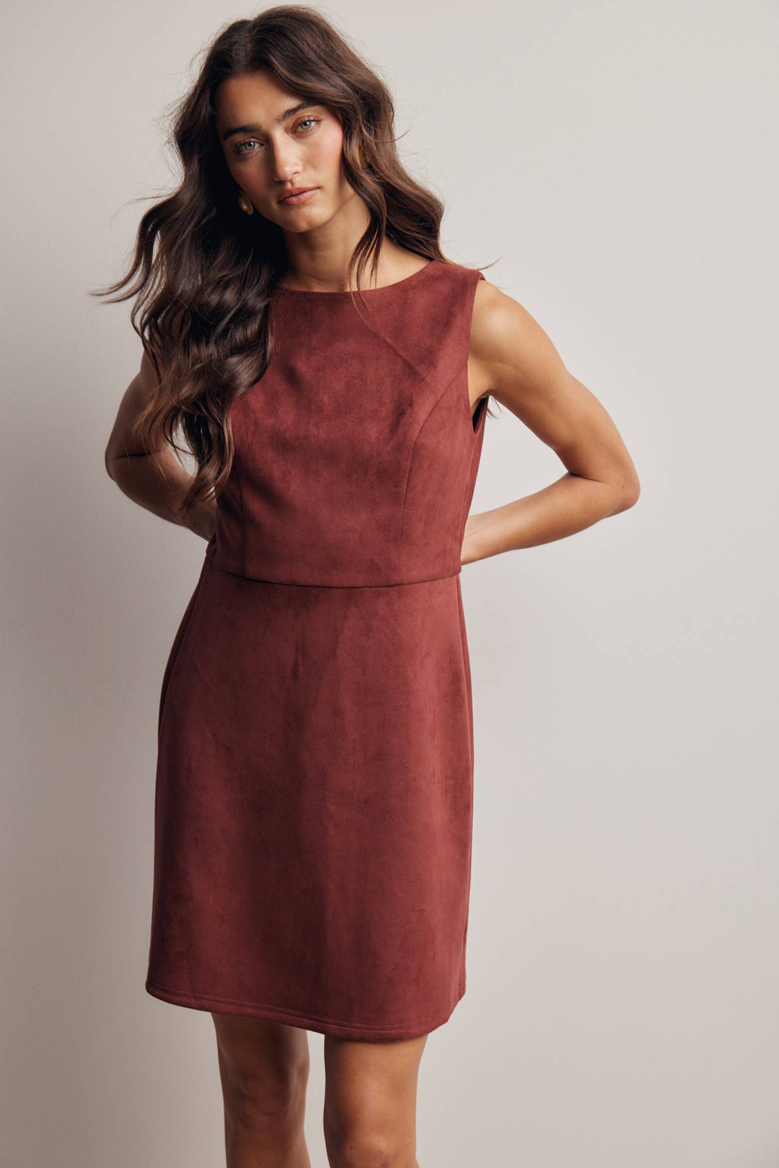 Sadie Suede Mini Dress