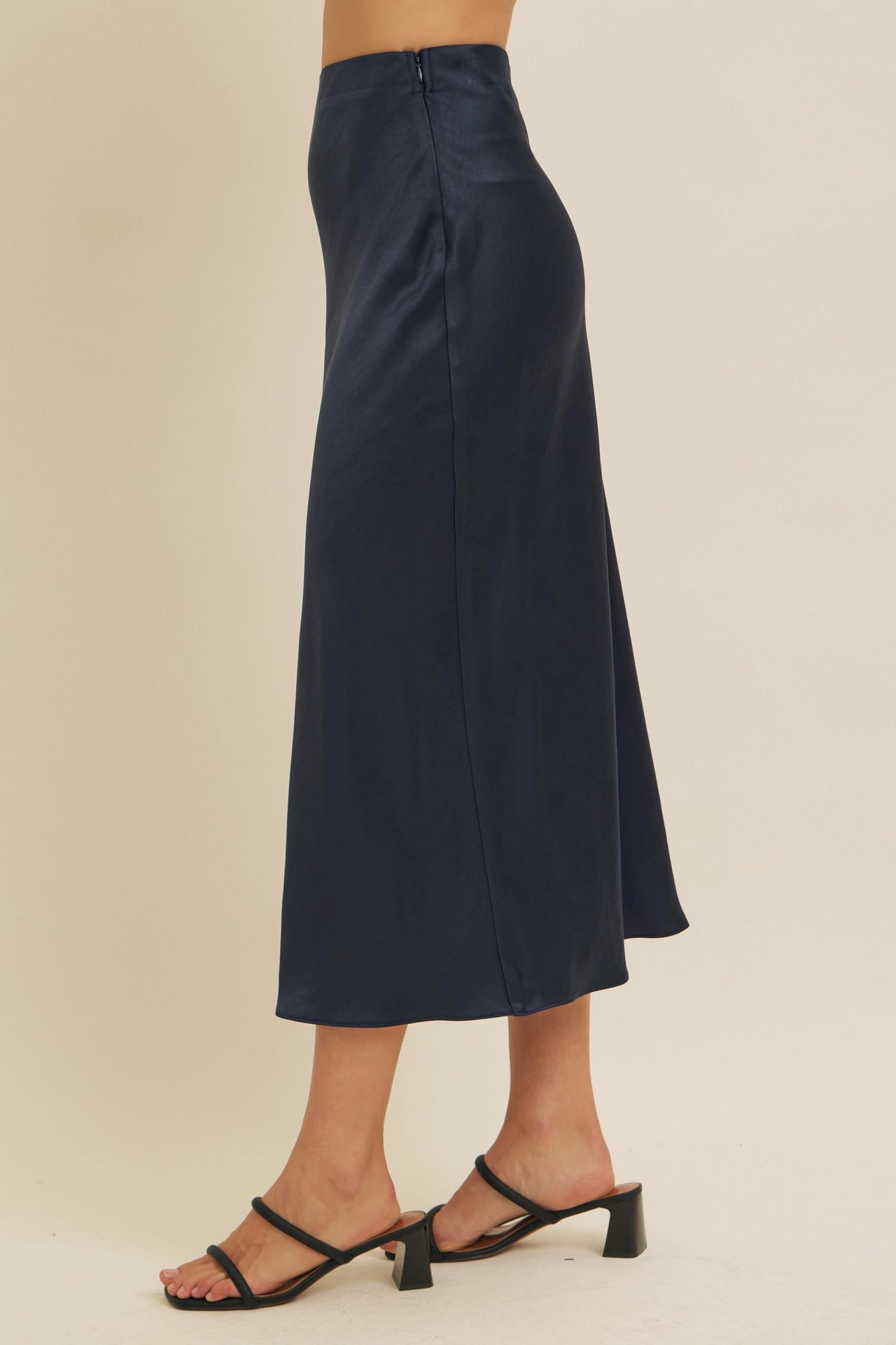 Taylor Satin Maxi Skirt
