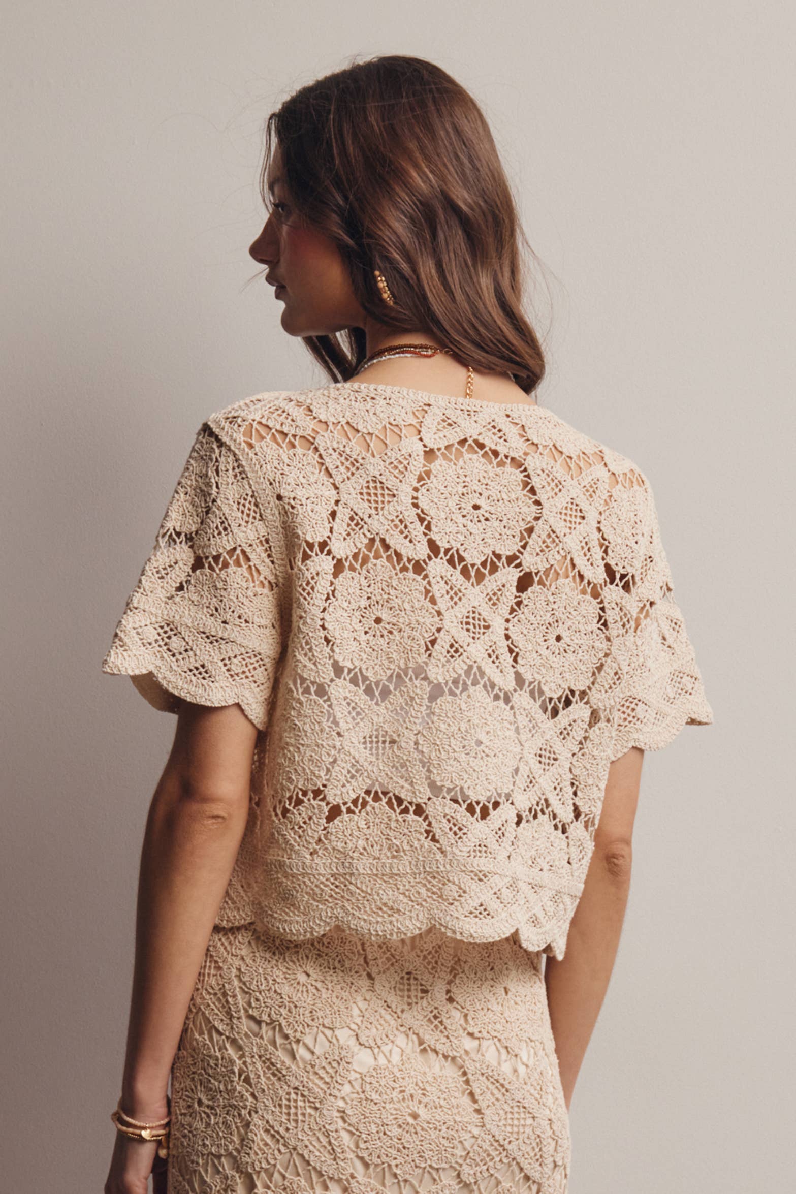 Aspen Crochet Lace Top