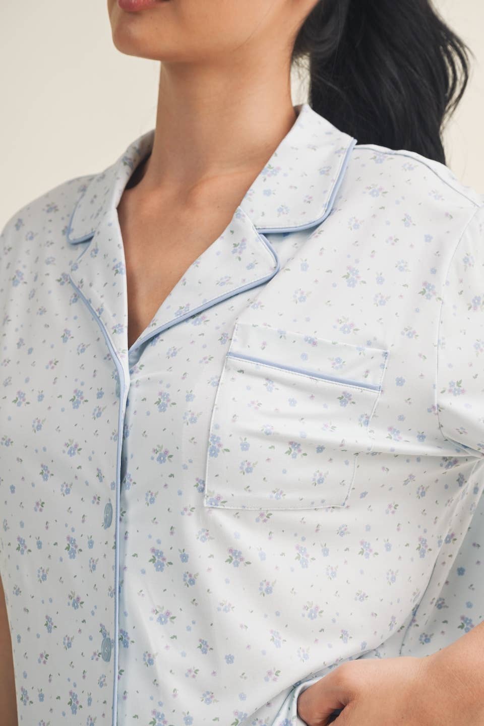 Giselle Floral Pajama Shirt