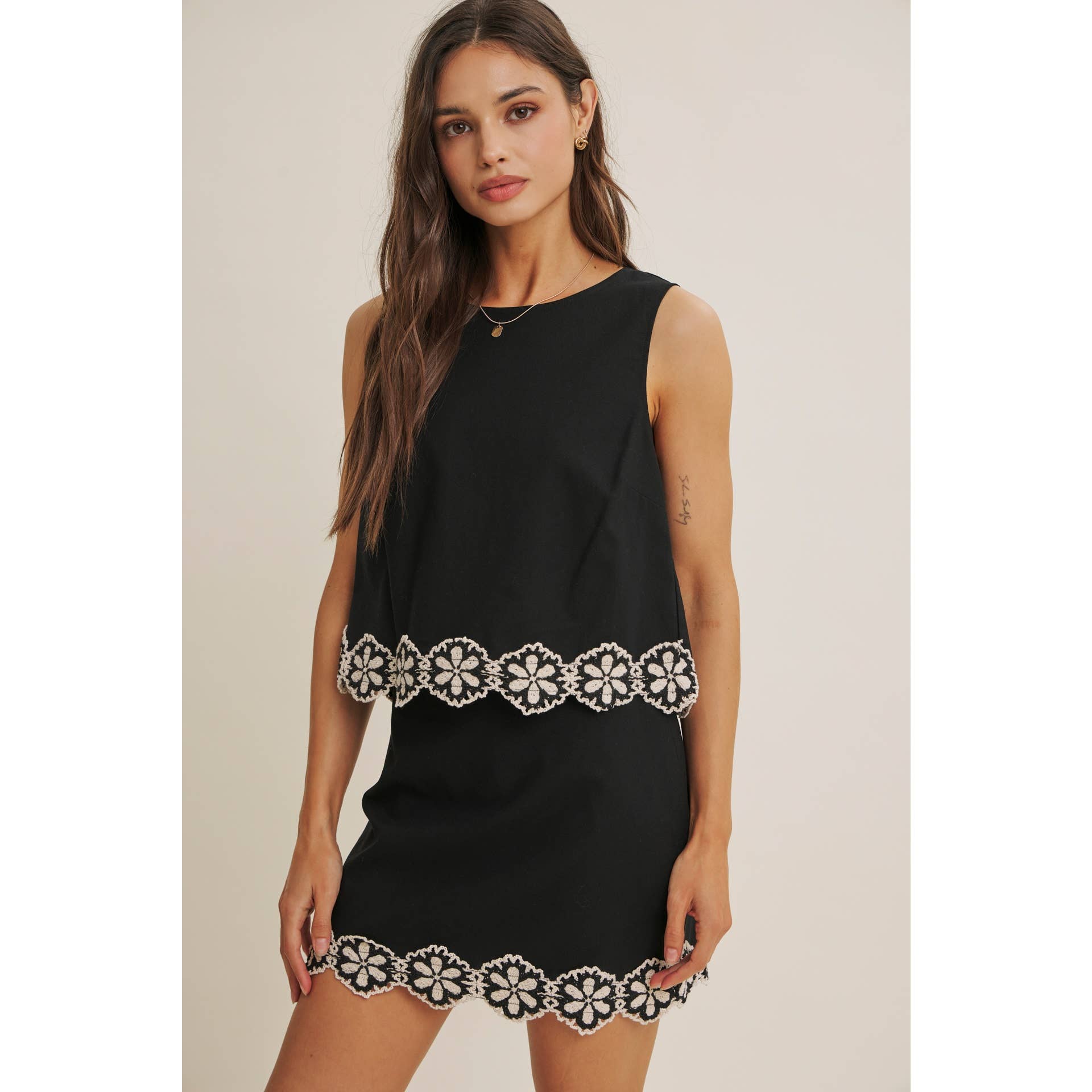 Zinnia Crochet Lace Tank