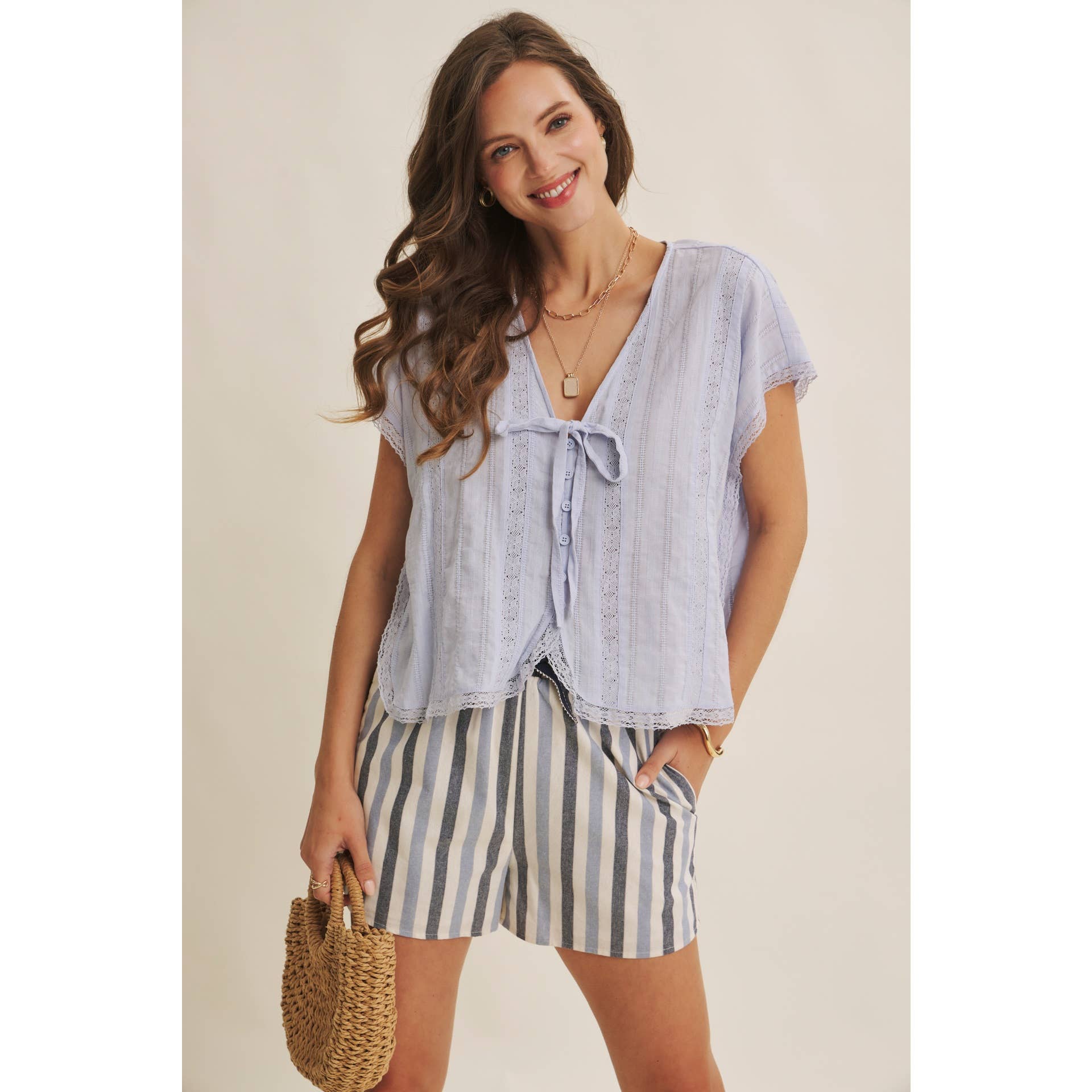 Jada Striped Shorts