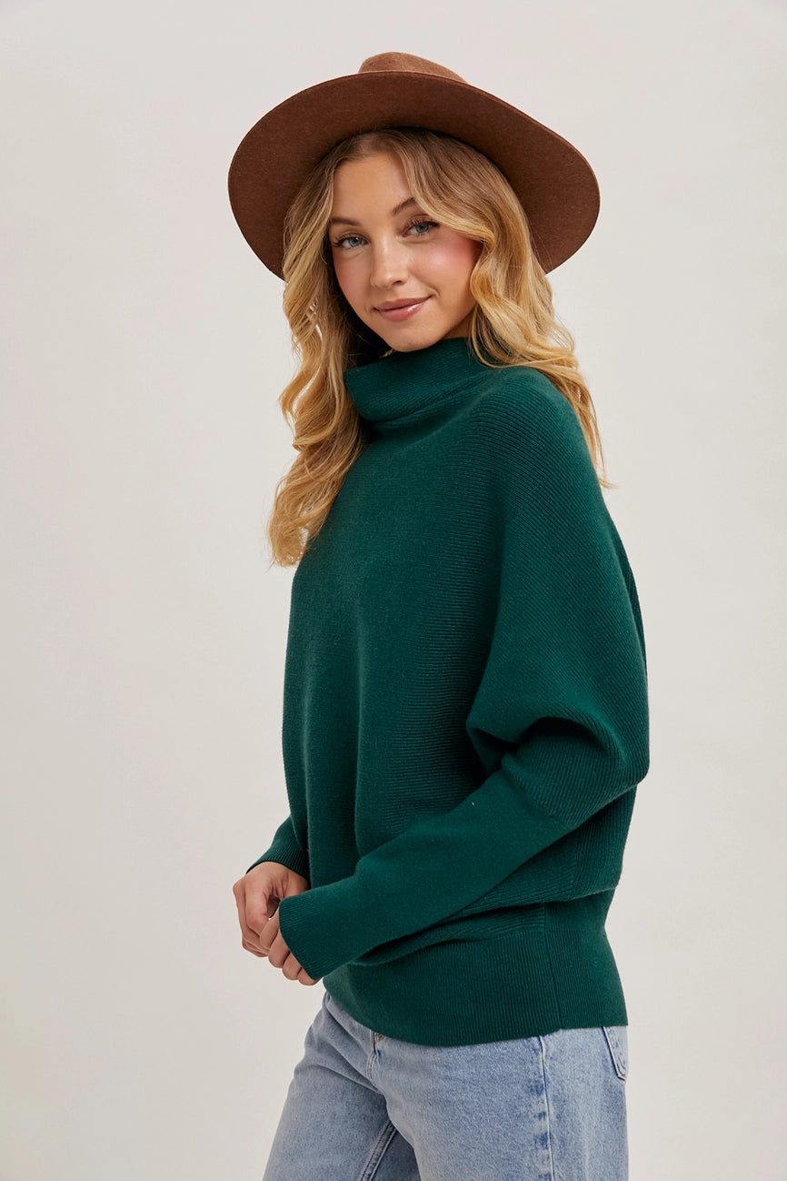 Holly Slouch Neck Dolman Sweater