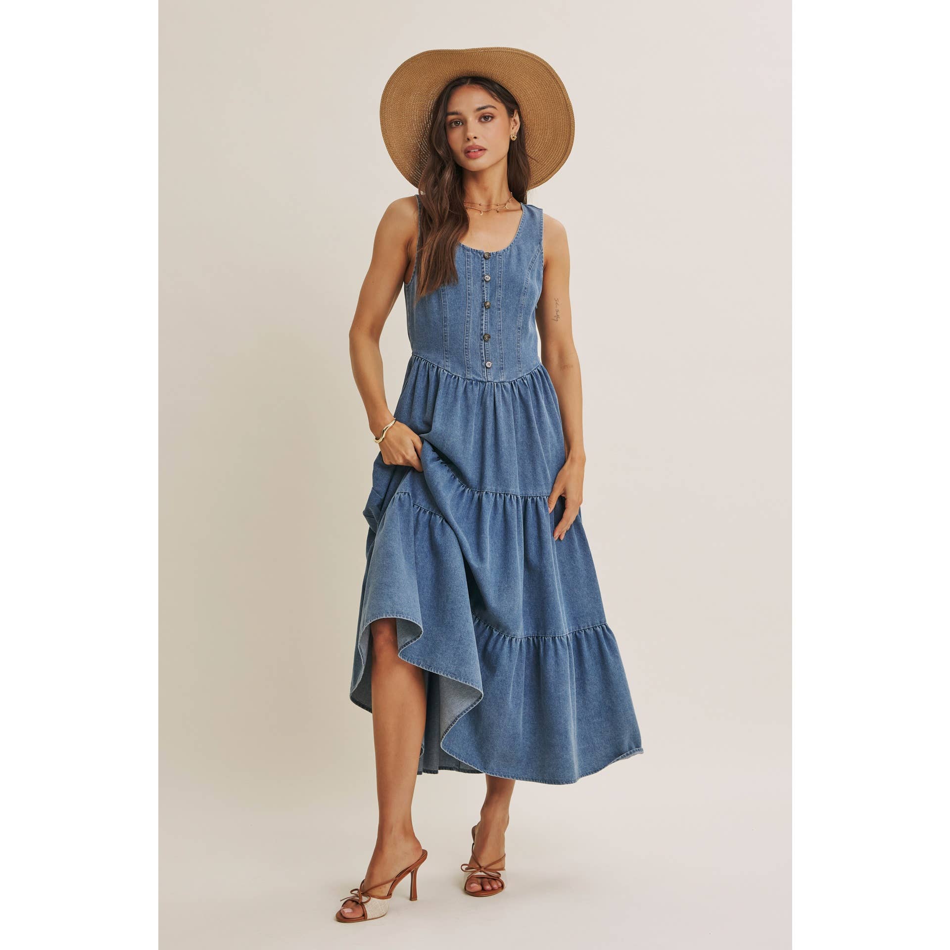 Mabel Tiered Mini Dress