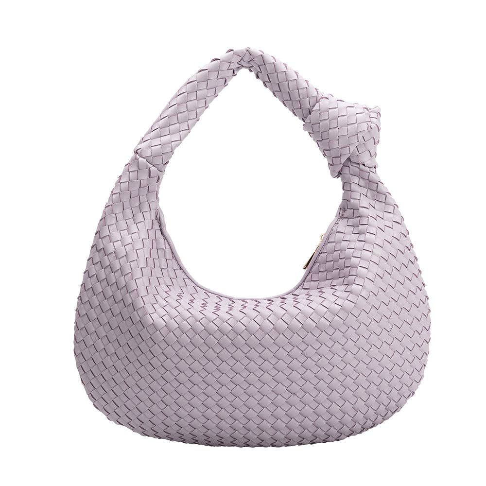 Brigitte Lilac Recycled Vegan Shoulder Bag