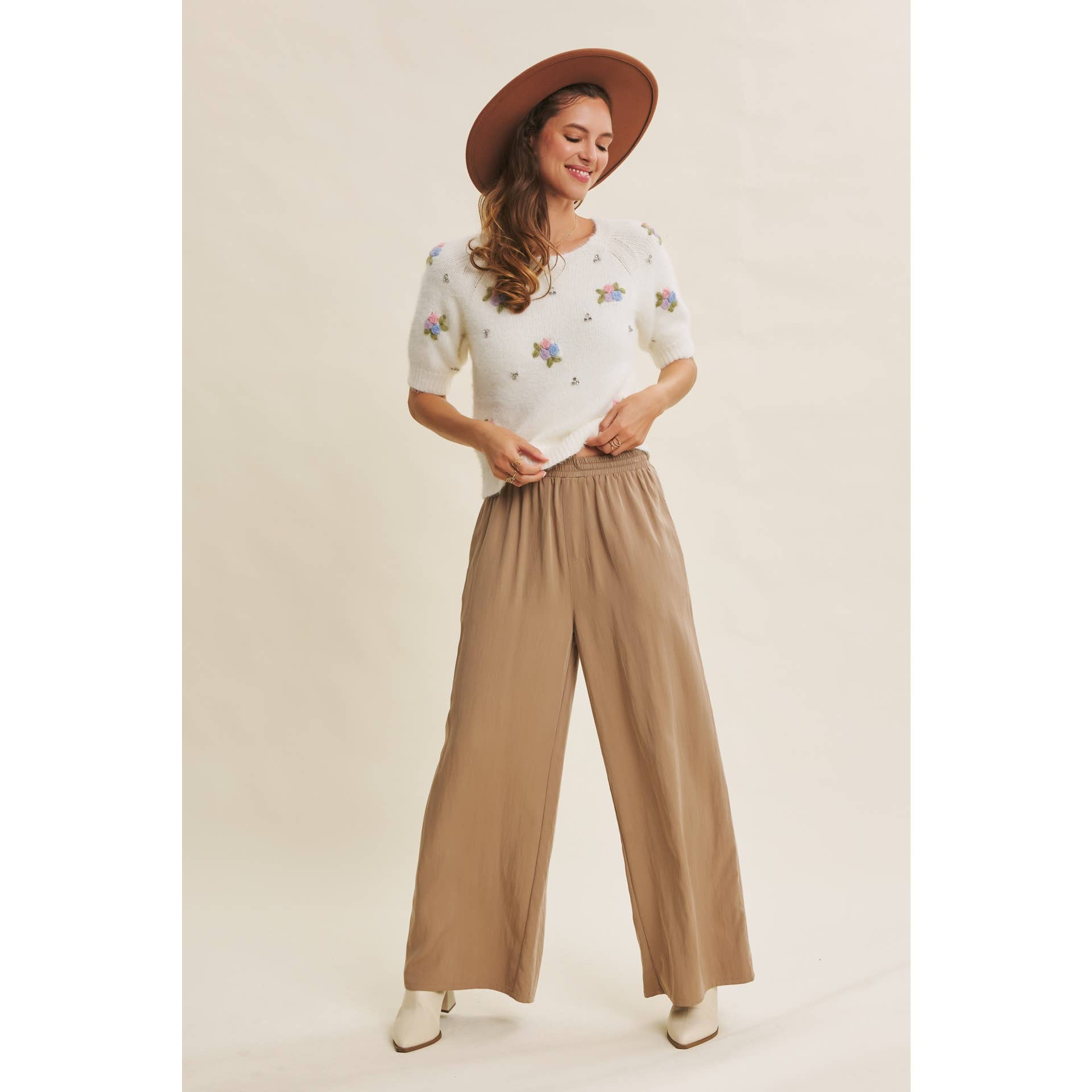 Evelyn Wide Leg Pant