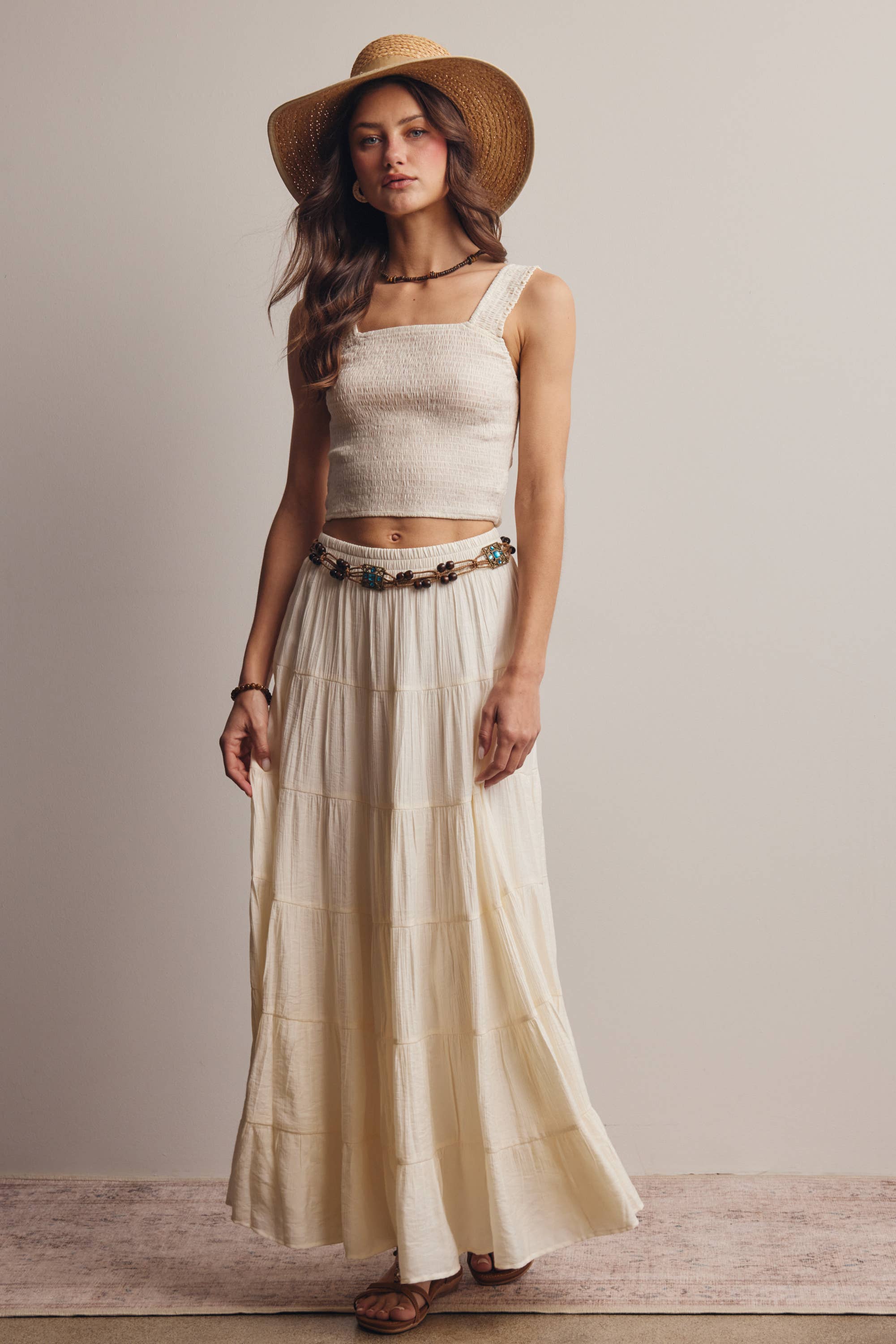 Vera Tiered Maxi Skirt