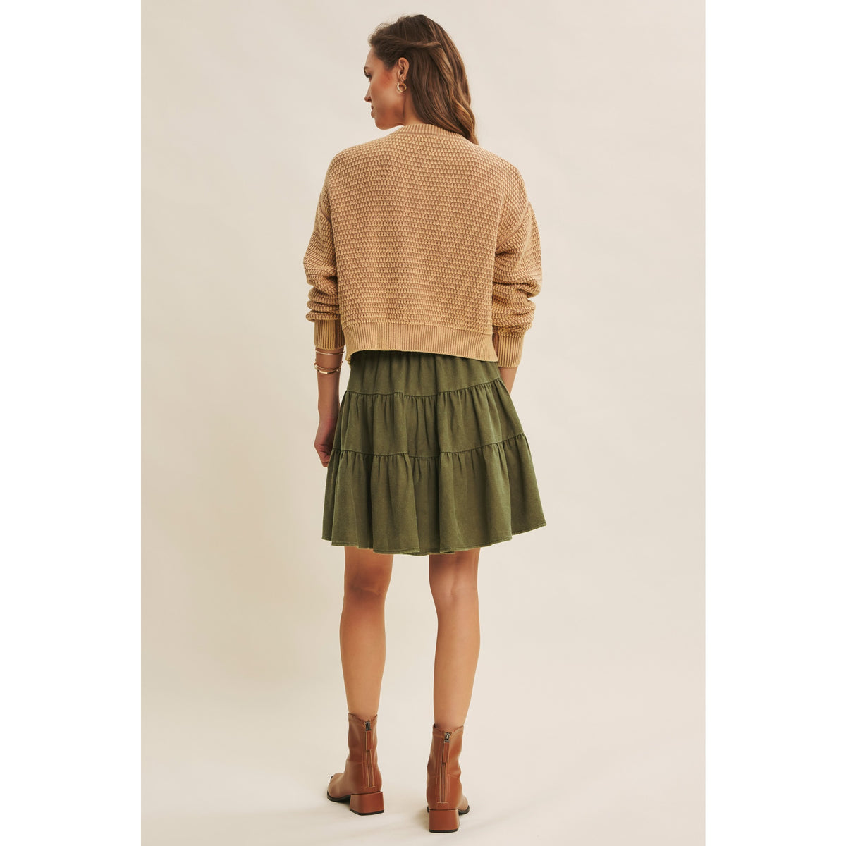 Samantha Mineral Washed Cardigan