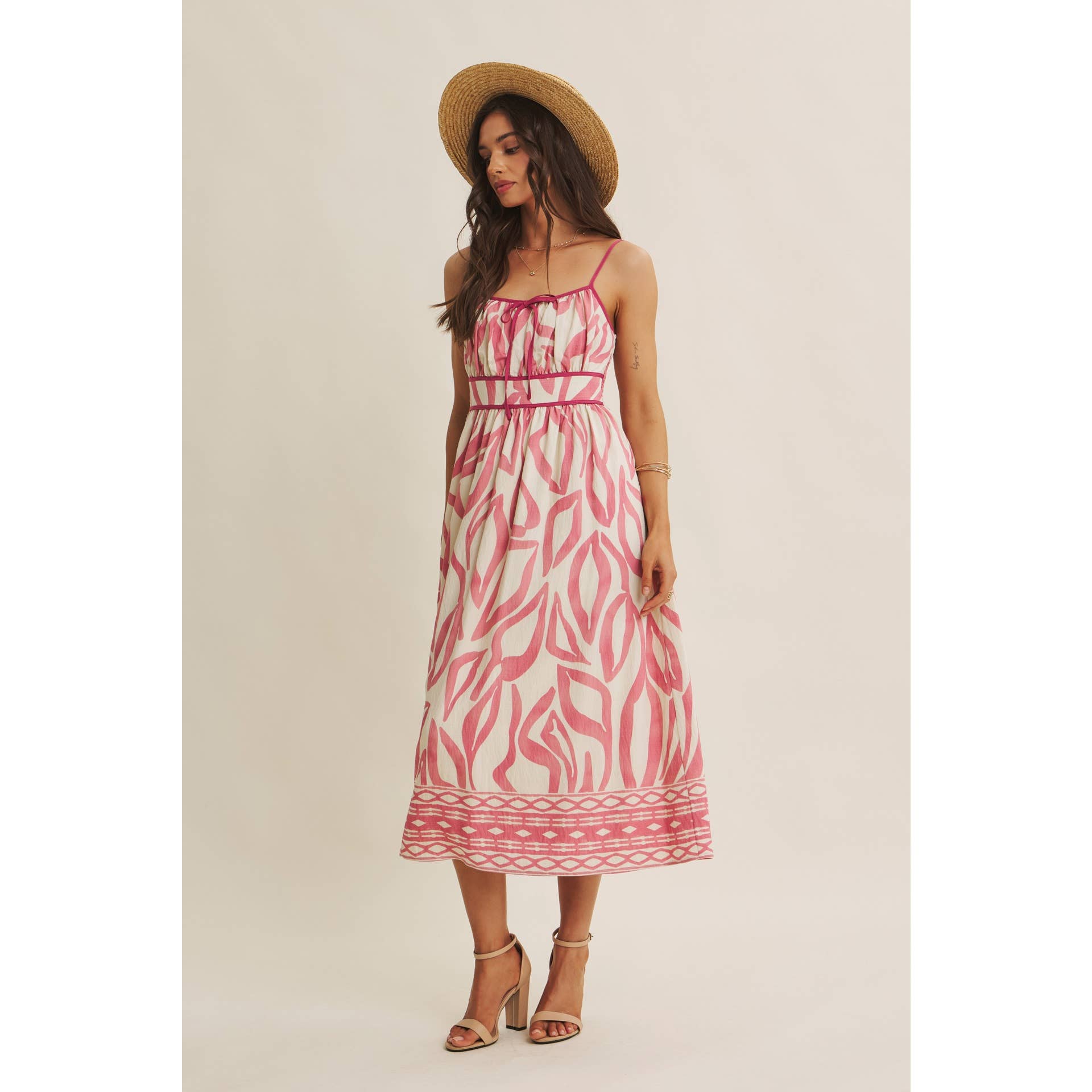 Winona Ikat Midi Dress