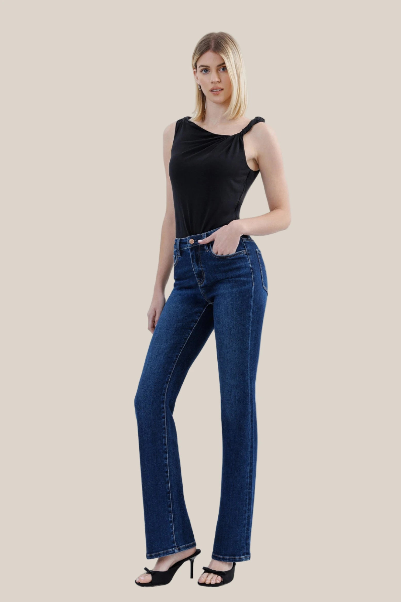 Erica High Rise Bootcut Jeans