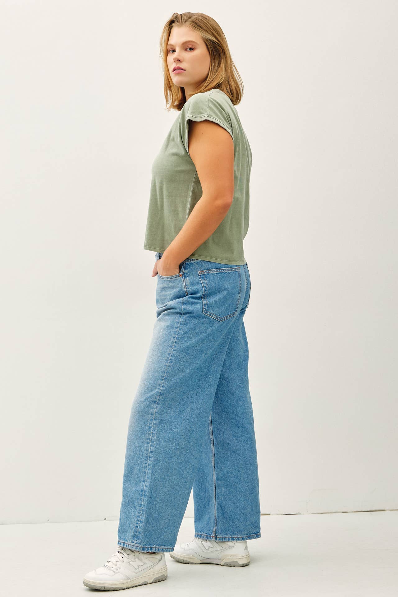 Joelle Acid Wash Tee
