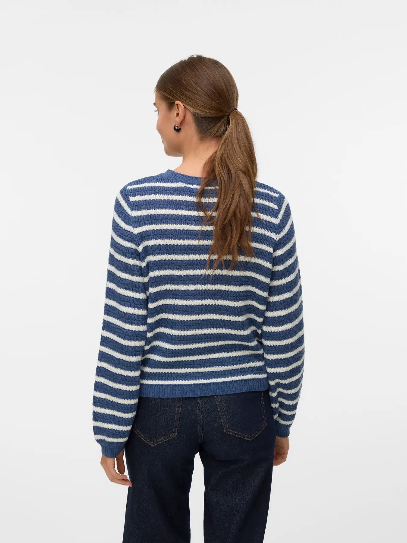 Georgia Striped Cotton Sweater