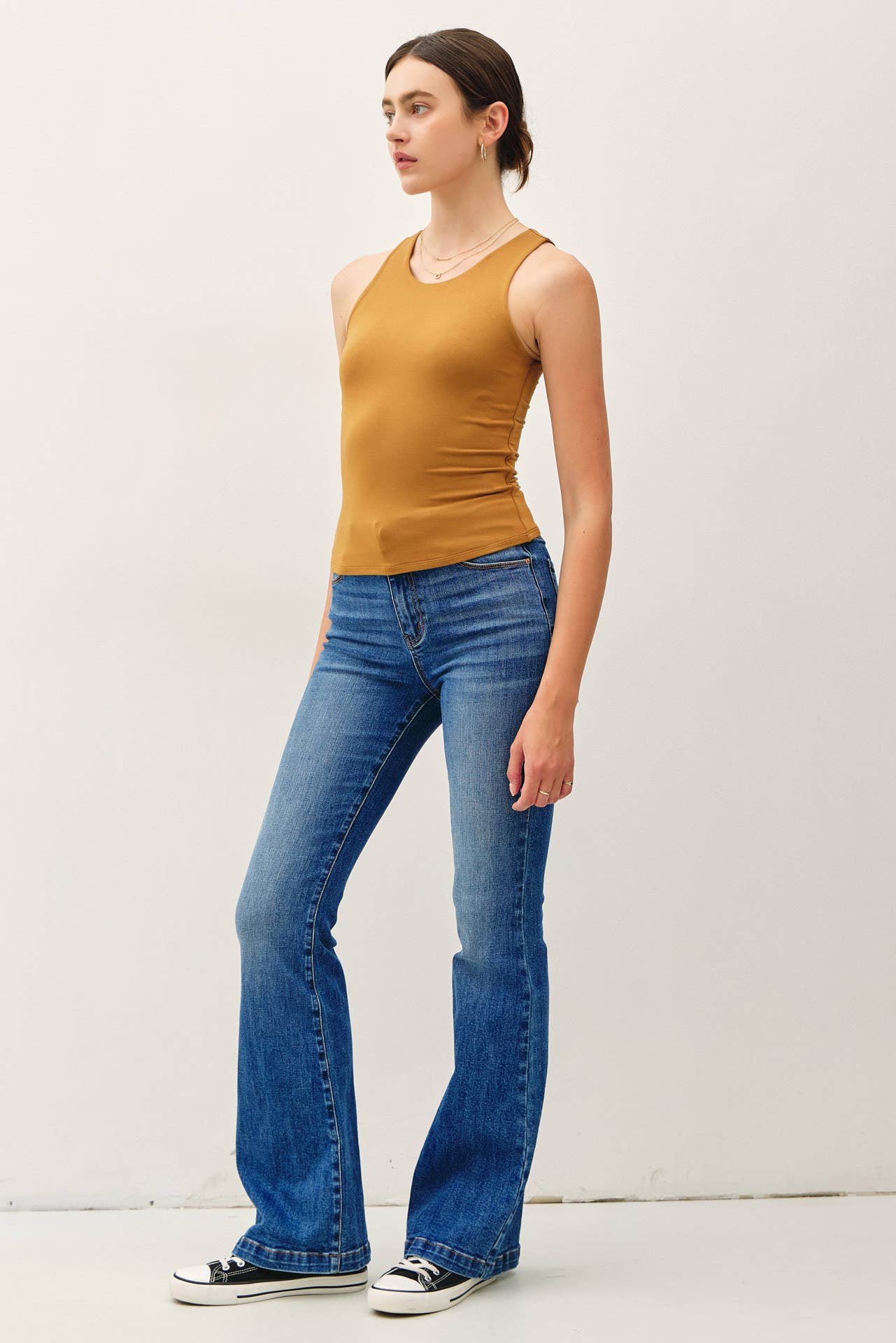 Kinsley Double Lined Round Neck Tank