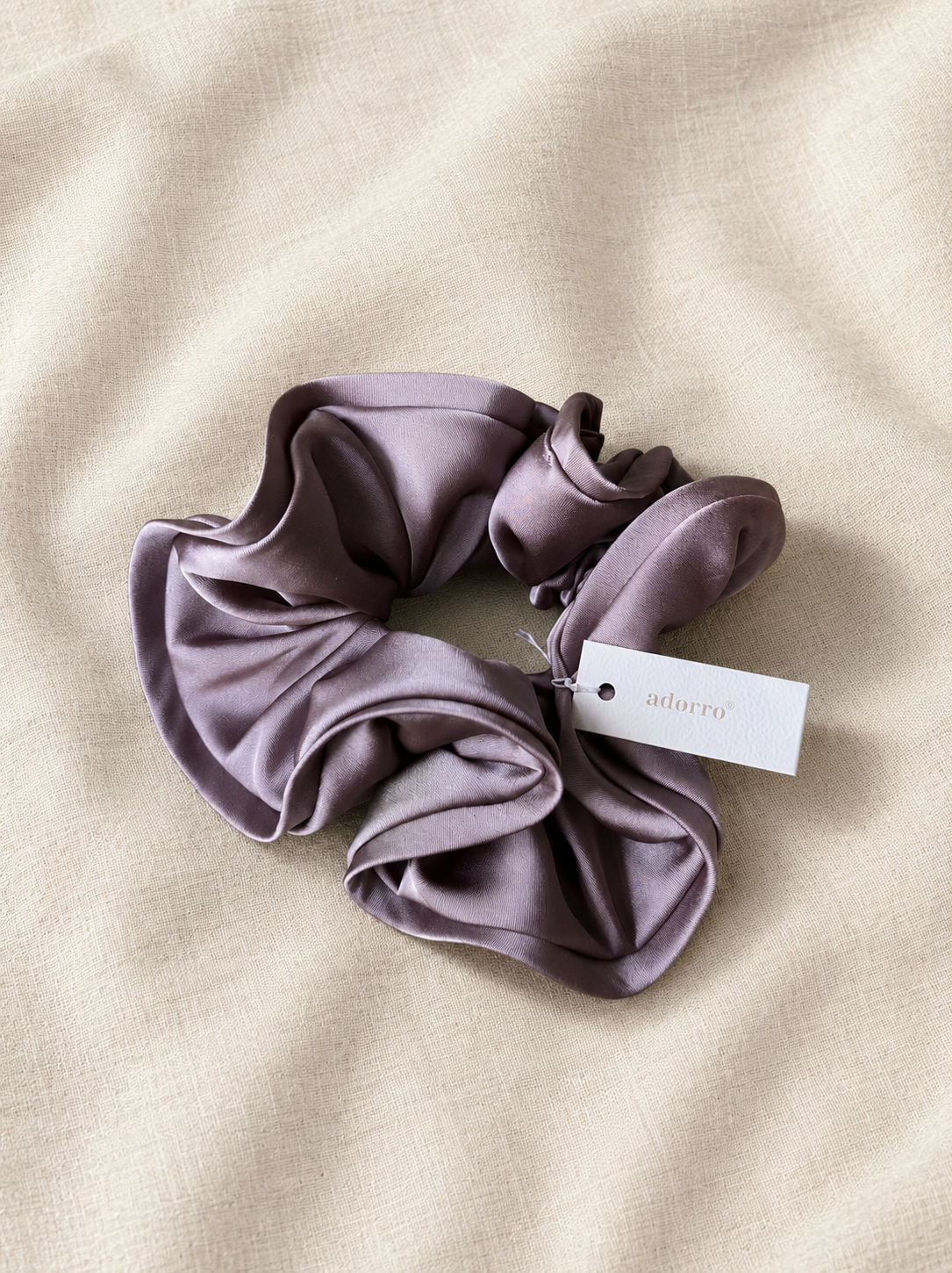 Neutral Mega Satin Scrunchie