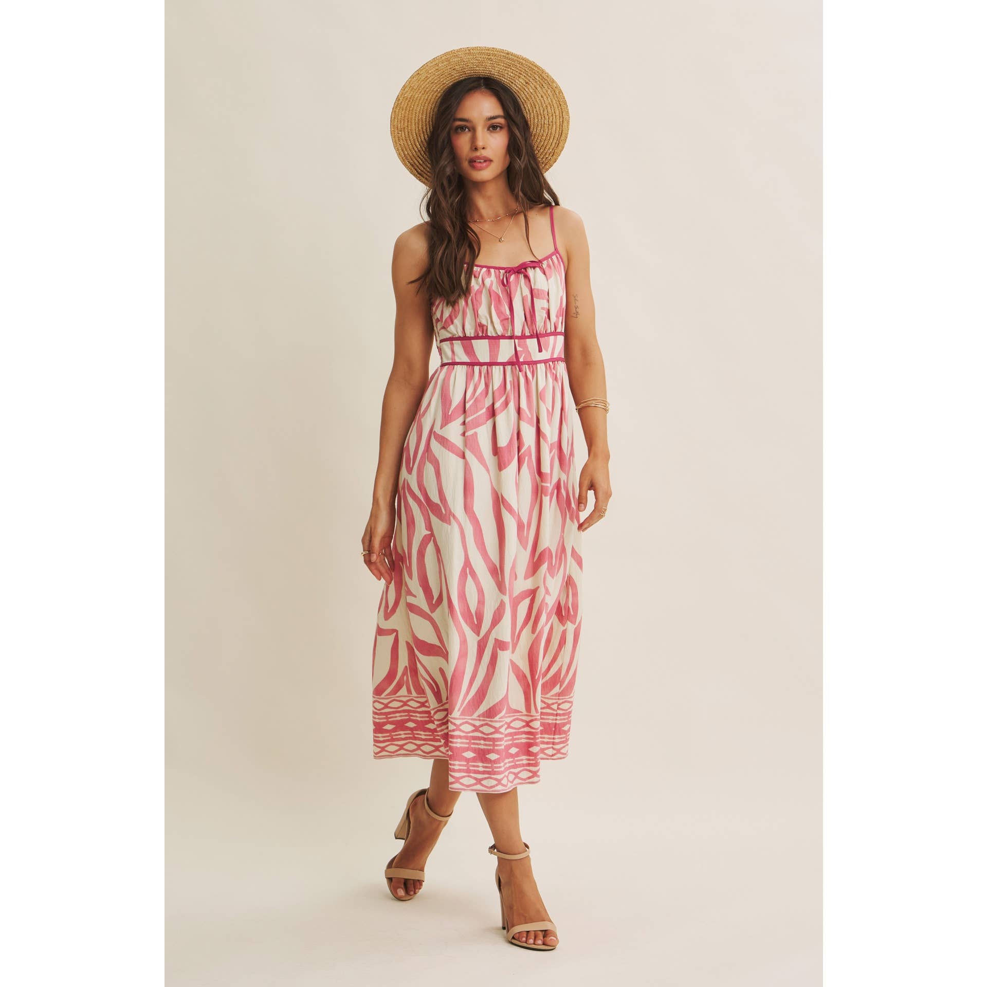 Winona Ikat Midi Dress