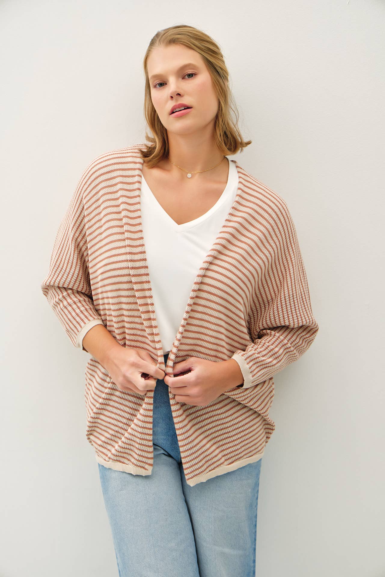 Kara Dolman Open Cardigan