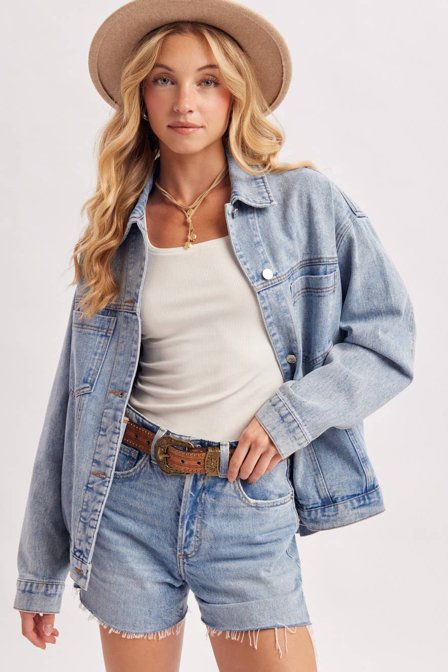 Roxie Oversized Denim Jacket