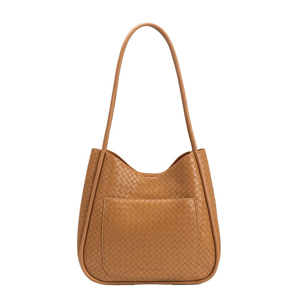 Mischa Tan Medium Recycled Vegan Tote Bag