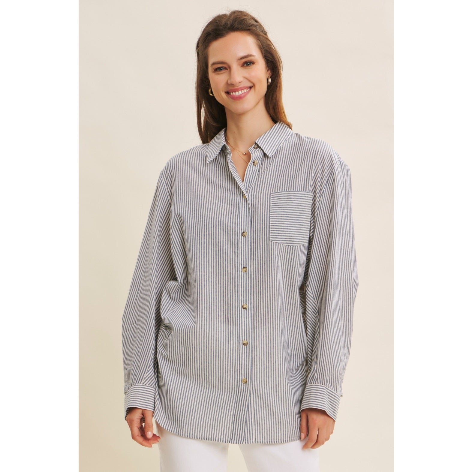 Saylor Striped Button Down Shirt