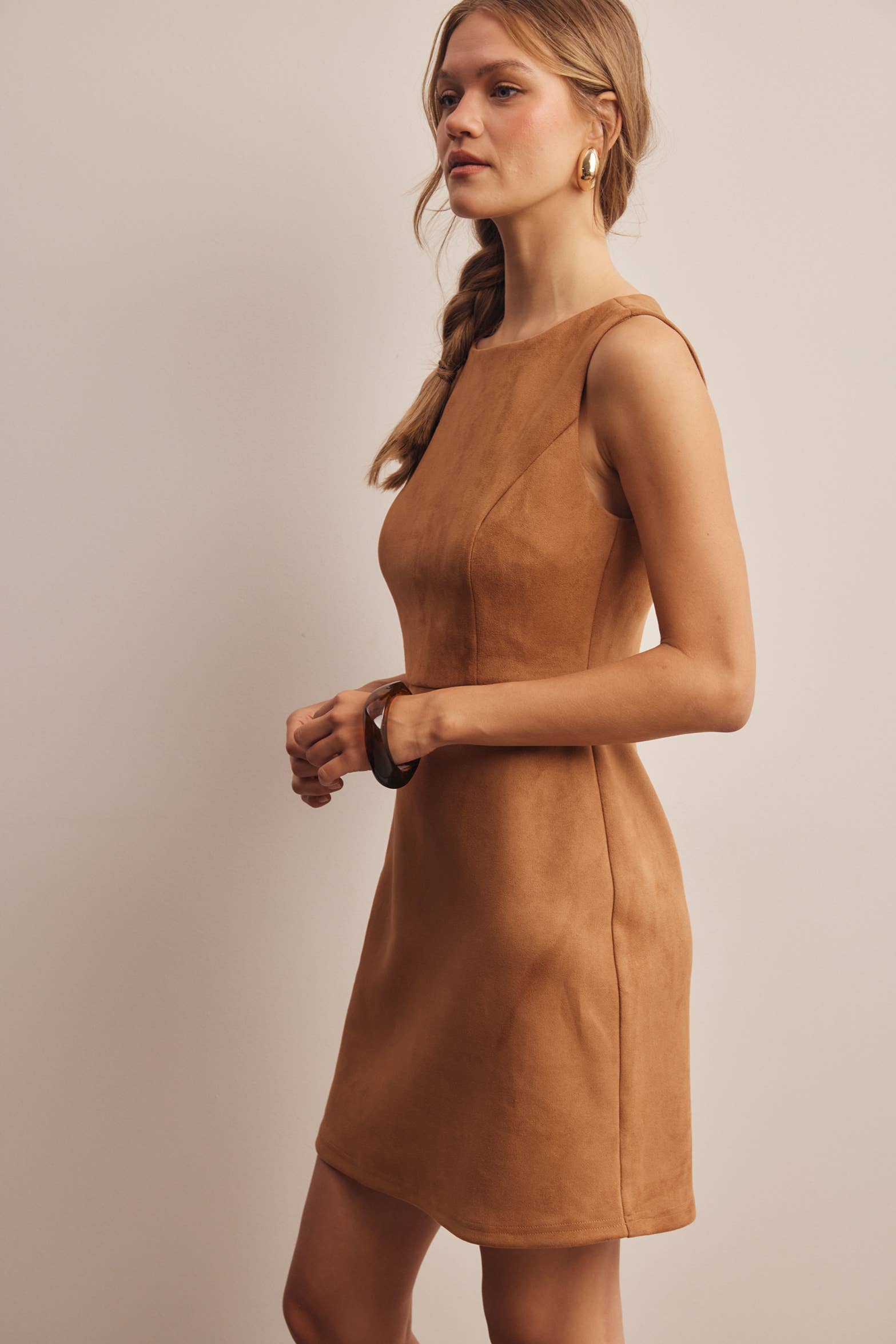 Sadie Suede Mini Dress