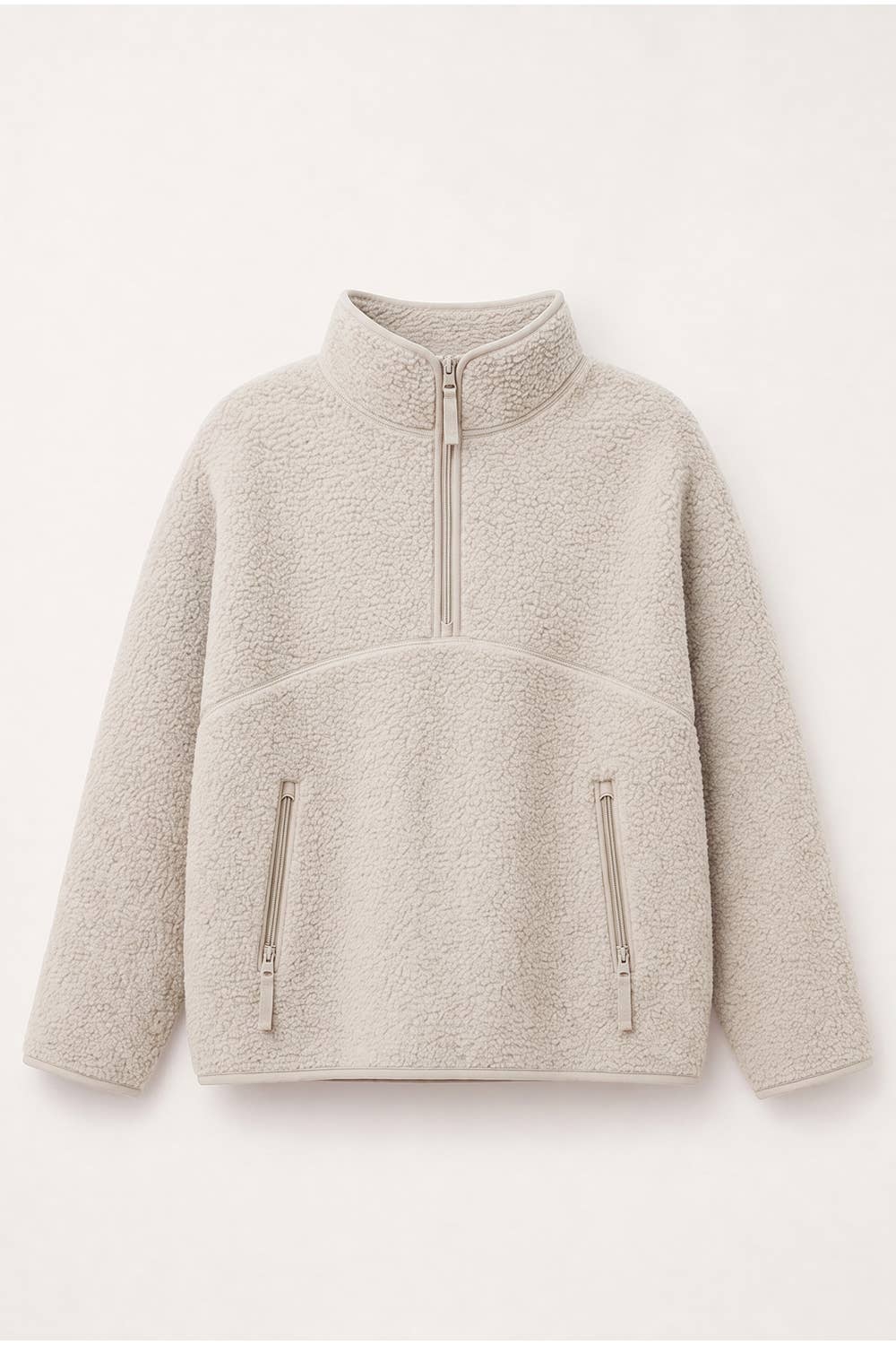 Mary Half Zip Sherpa Pullover