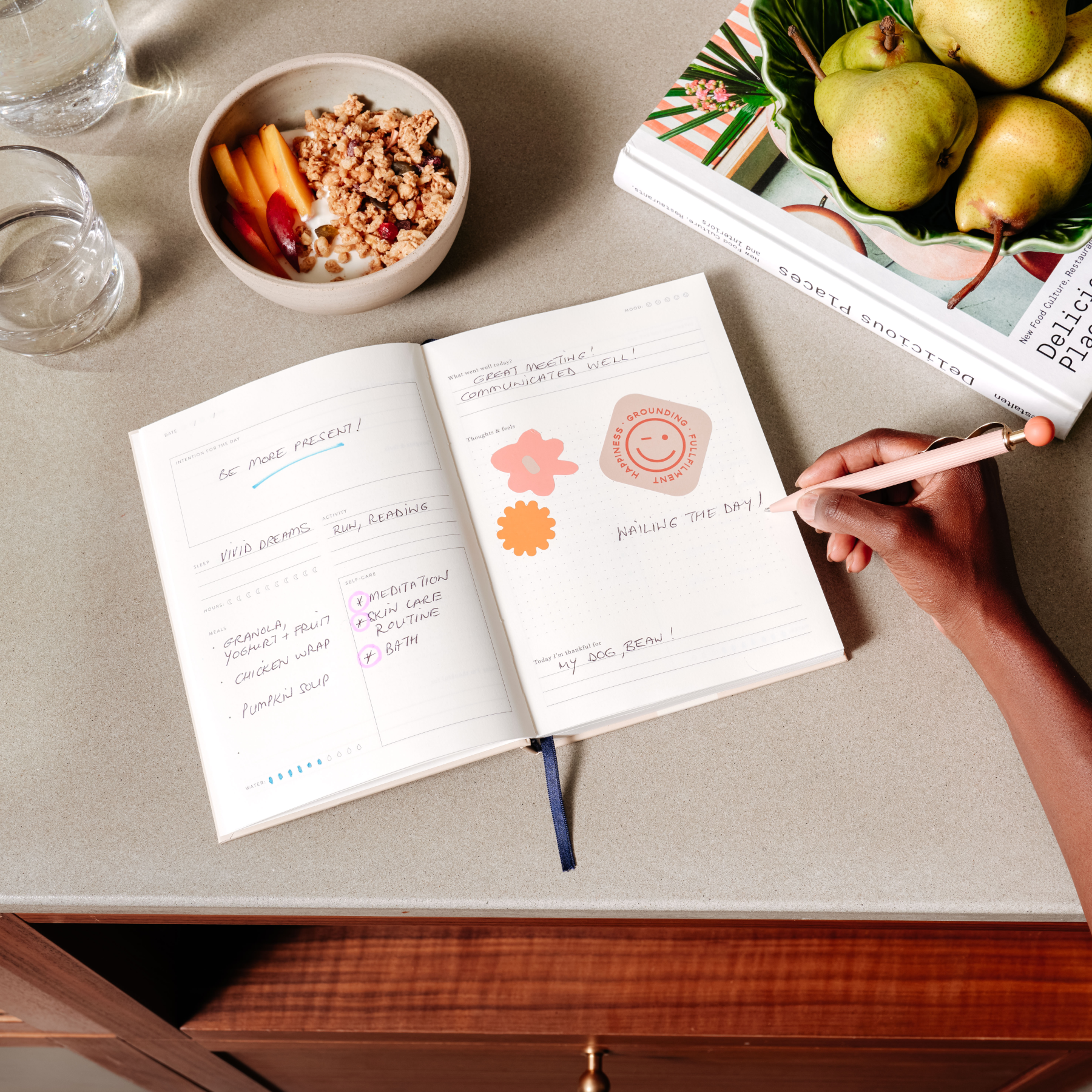 Guided Wellness Journal, A5 Hardcover - Joy