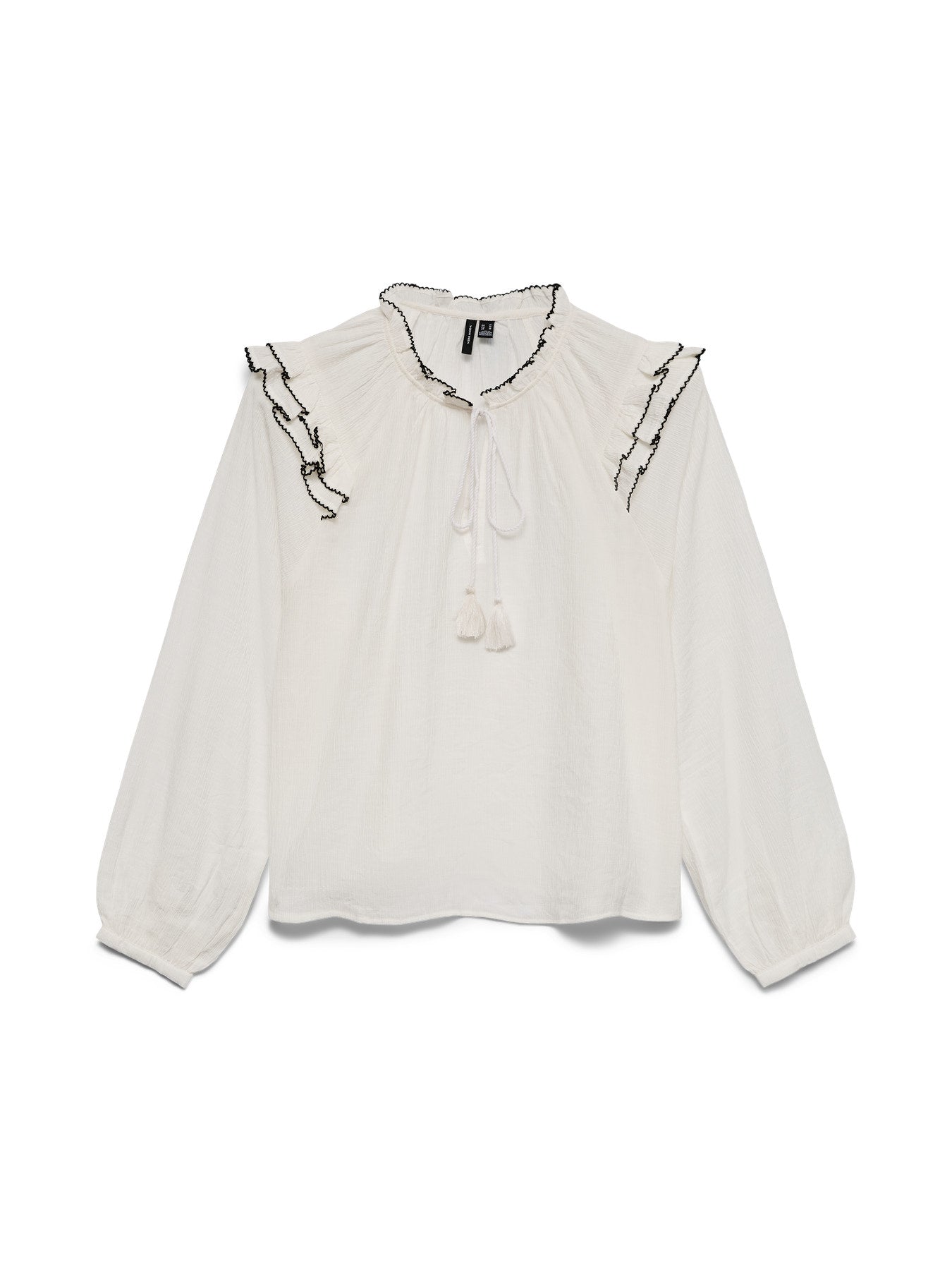 Calli Tassel Ruffled Top