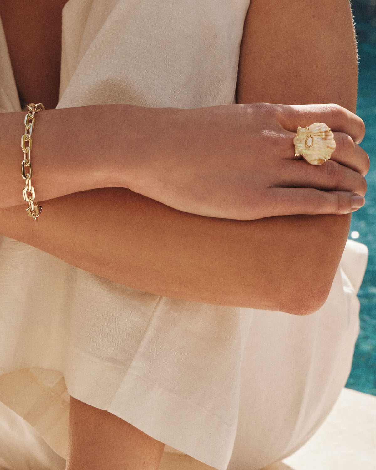 Korinne Gold Chain Bracelet
