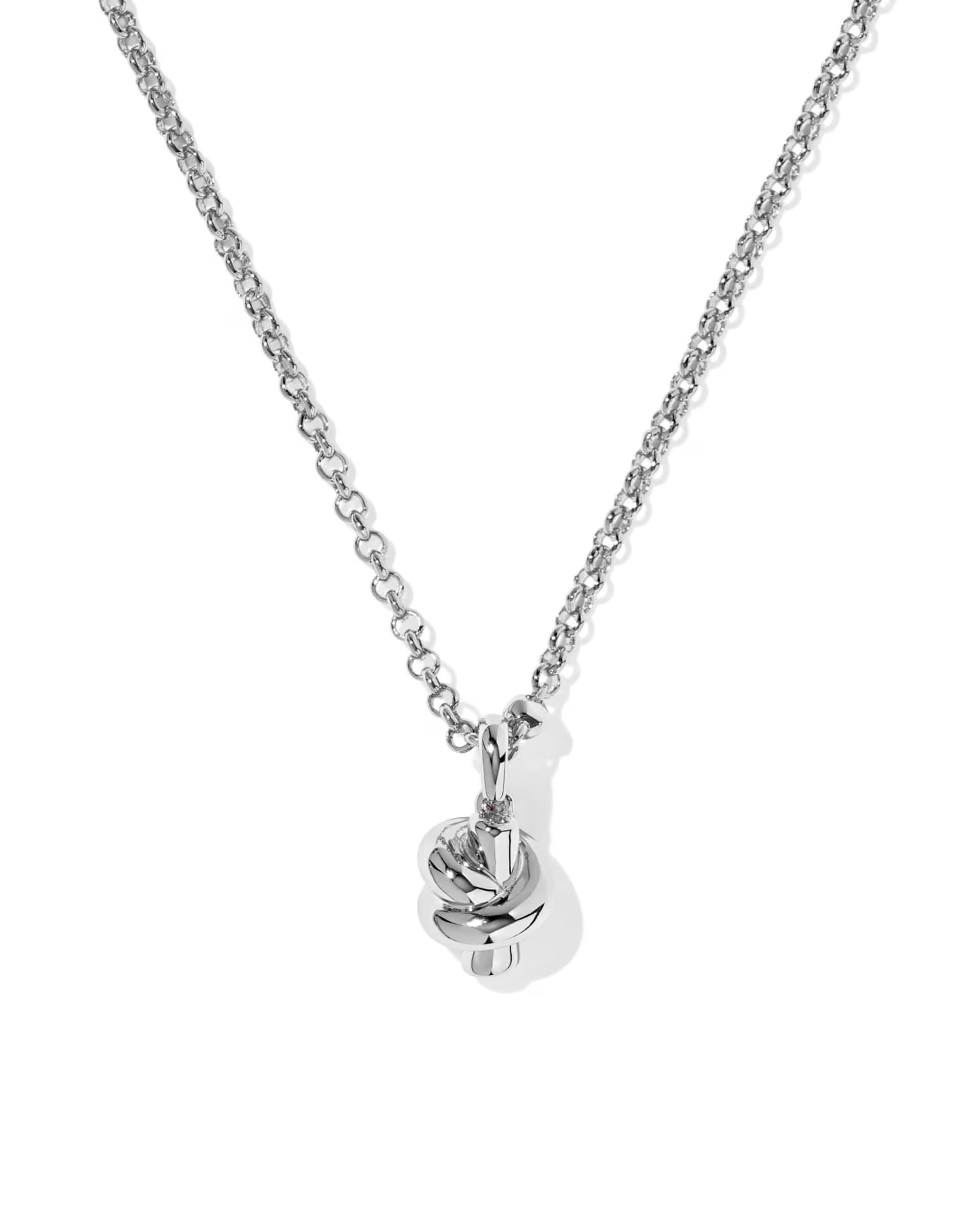 Parker Knot Silver Necklace